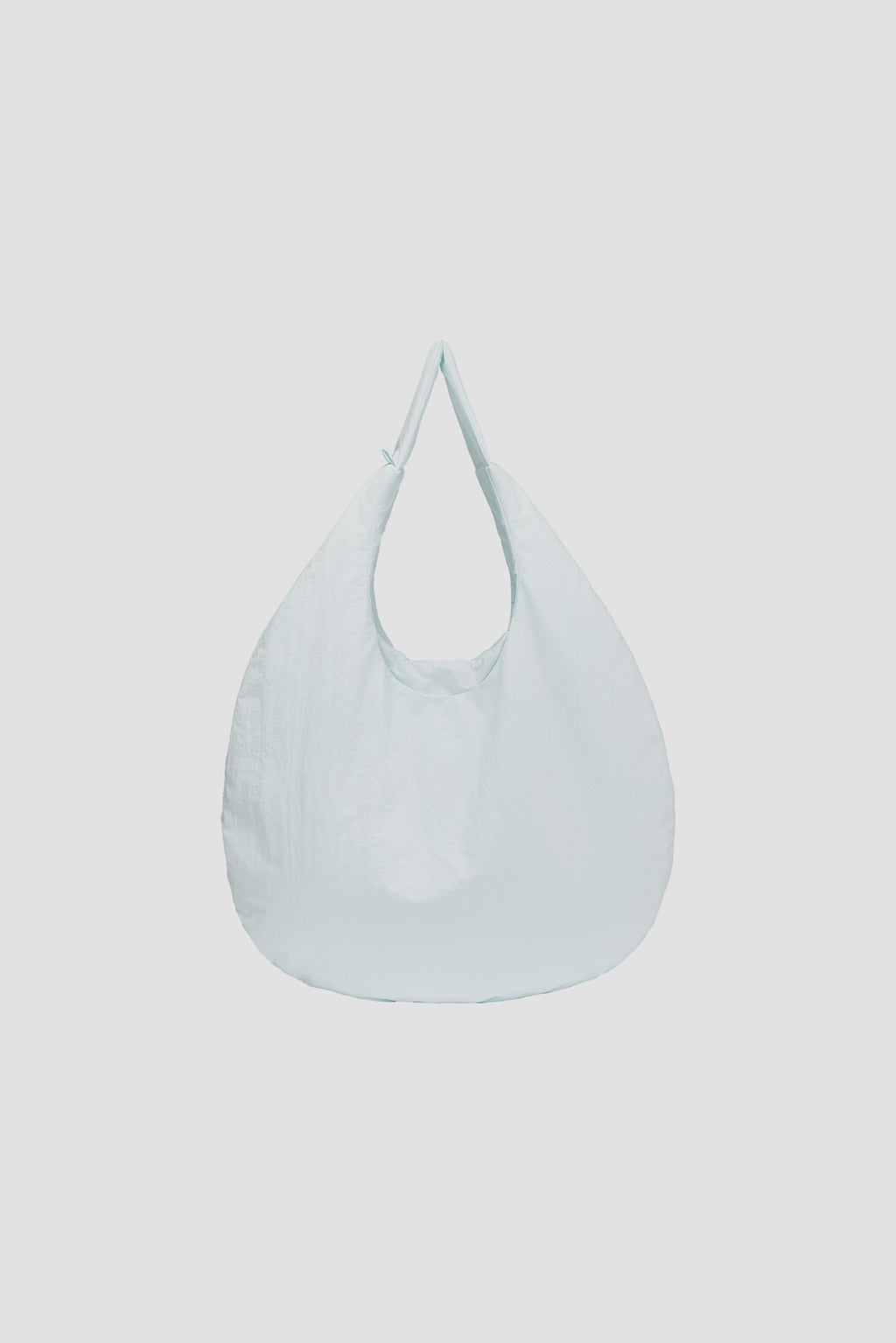 Medium Egg Nylon Tote (Ice Blue)