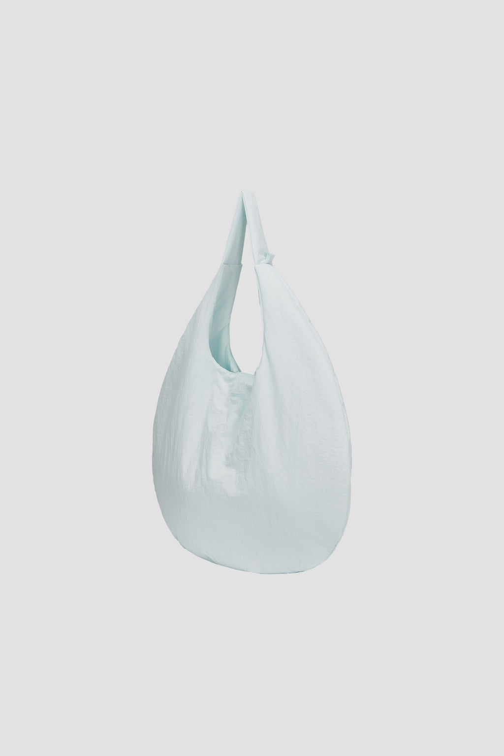 Medium Egg Nylon Tote (Ice Blue)