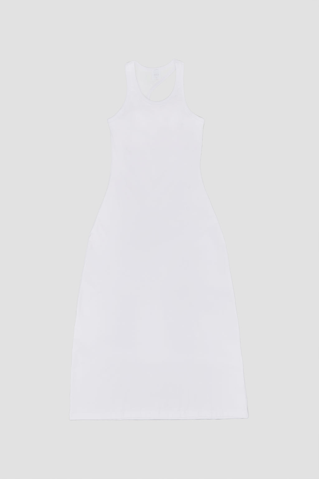 Classic - Irregular Back Tank Bra Dress (White)