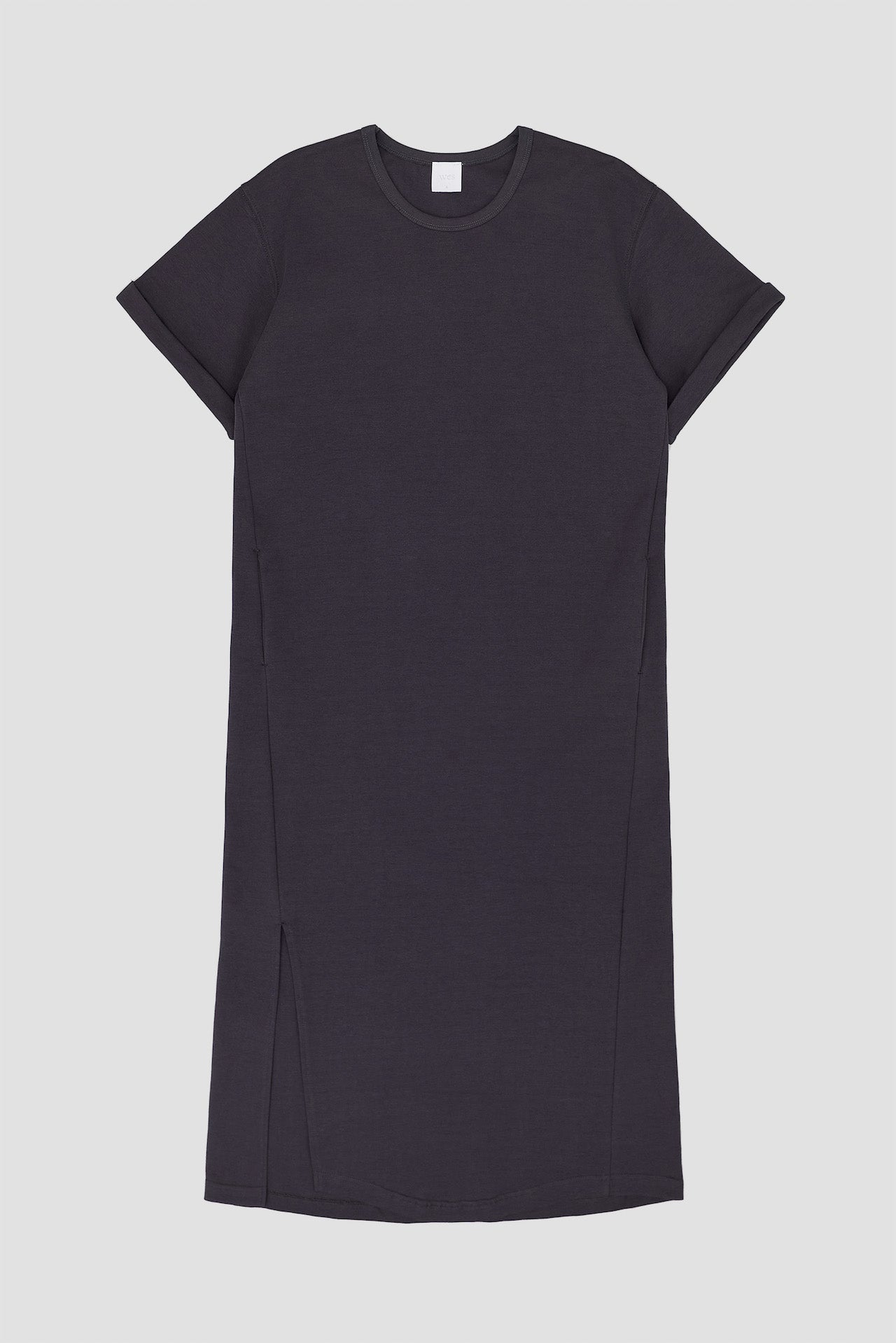 Classic - Cloud Cotton Long Dress (Dark Grey)