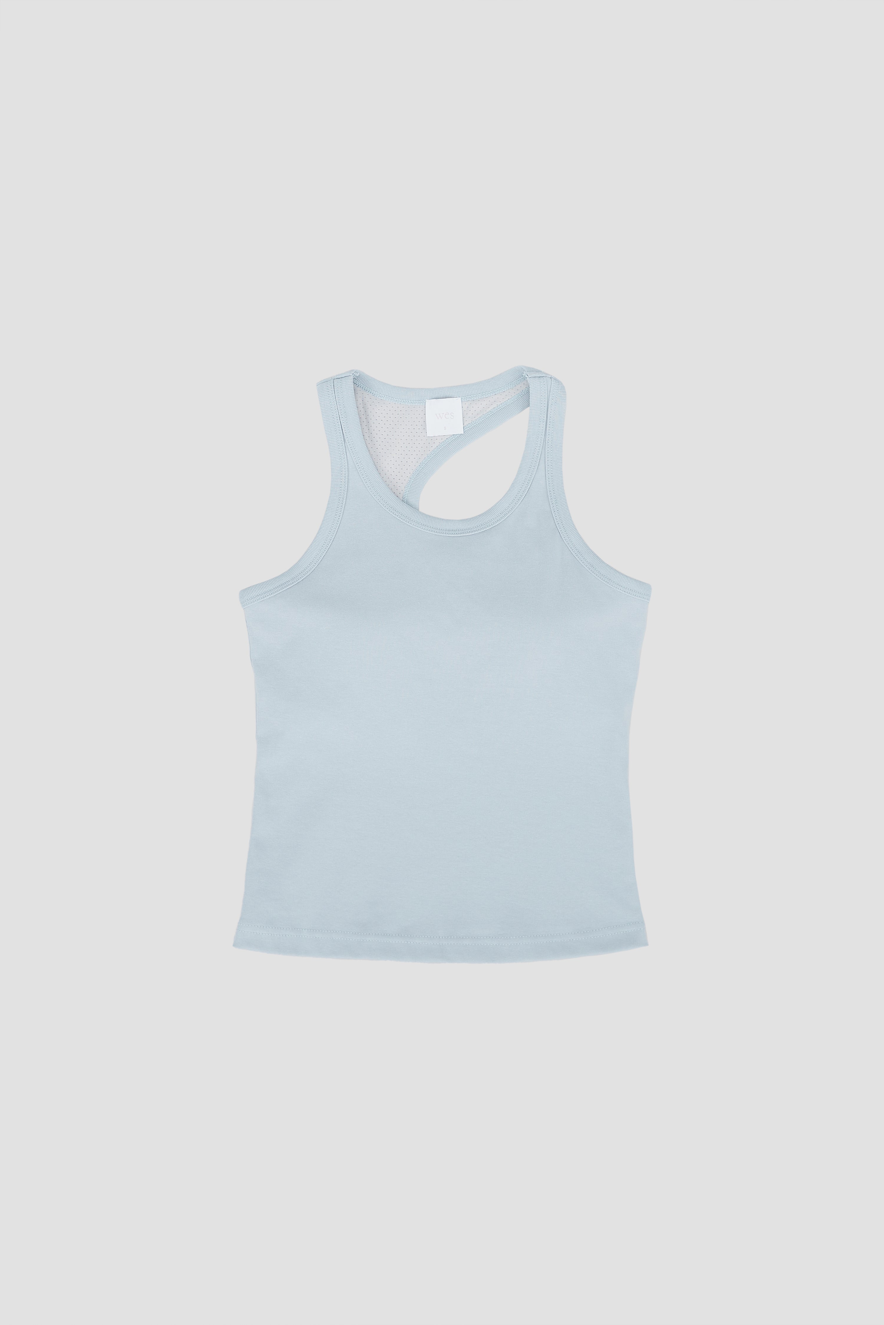 Classic - Irregular Back Tank Bra Top (Blue)