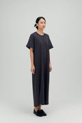 Classic - Cloud Cotton Long Dress (Dark Grey)