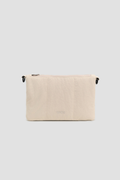 Small Nylon Cushion Pouch (Off White)