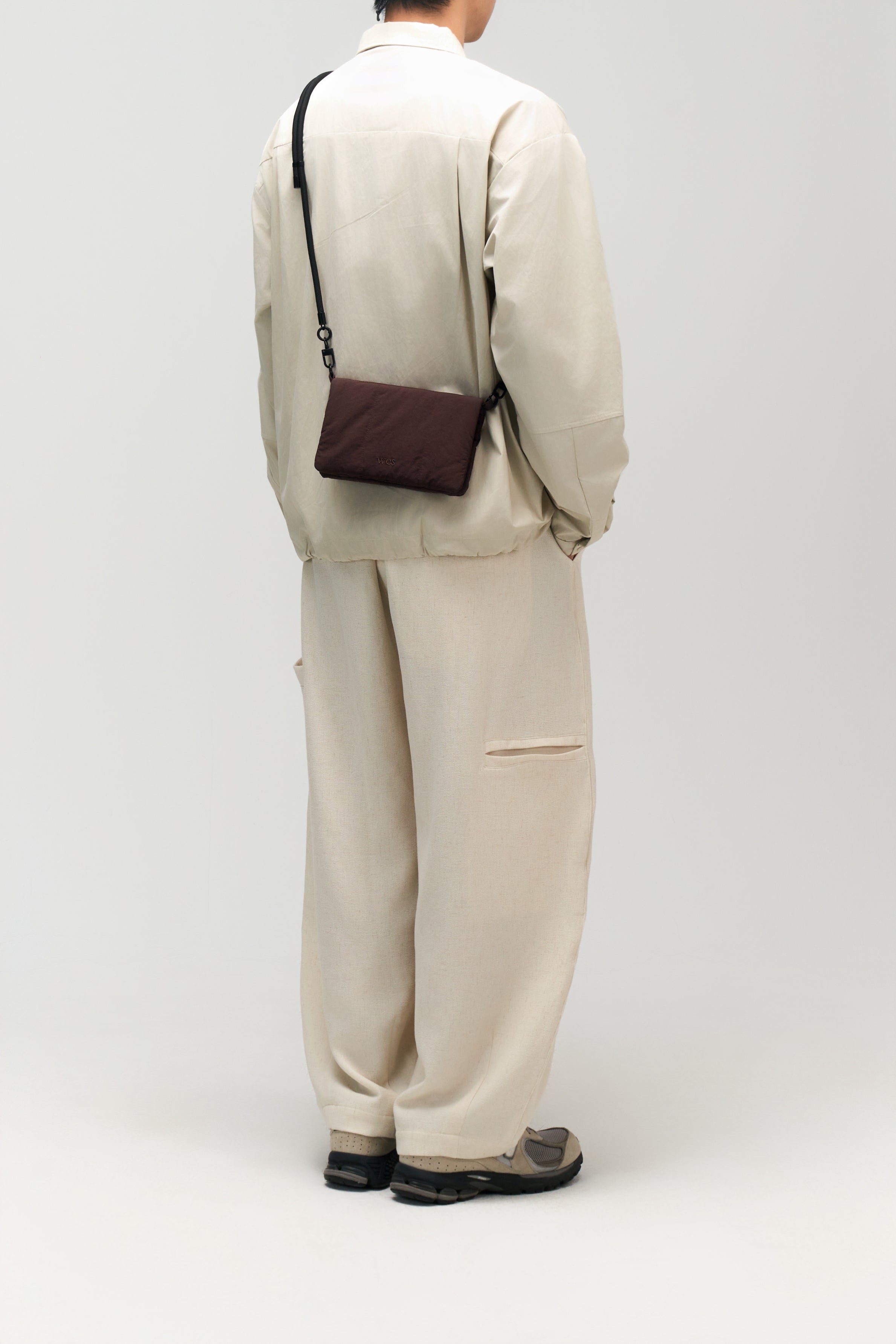 Small Nylon Cushion Pouch (Black)