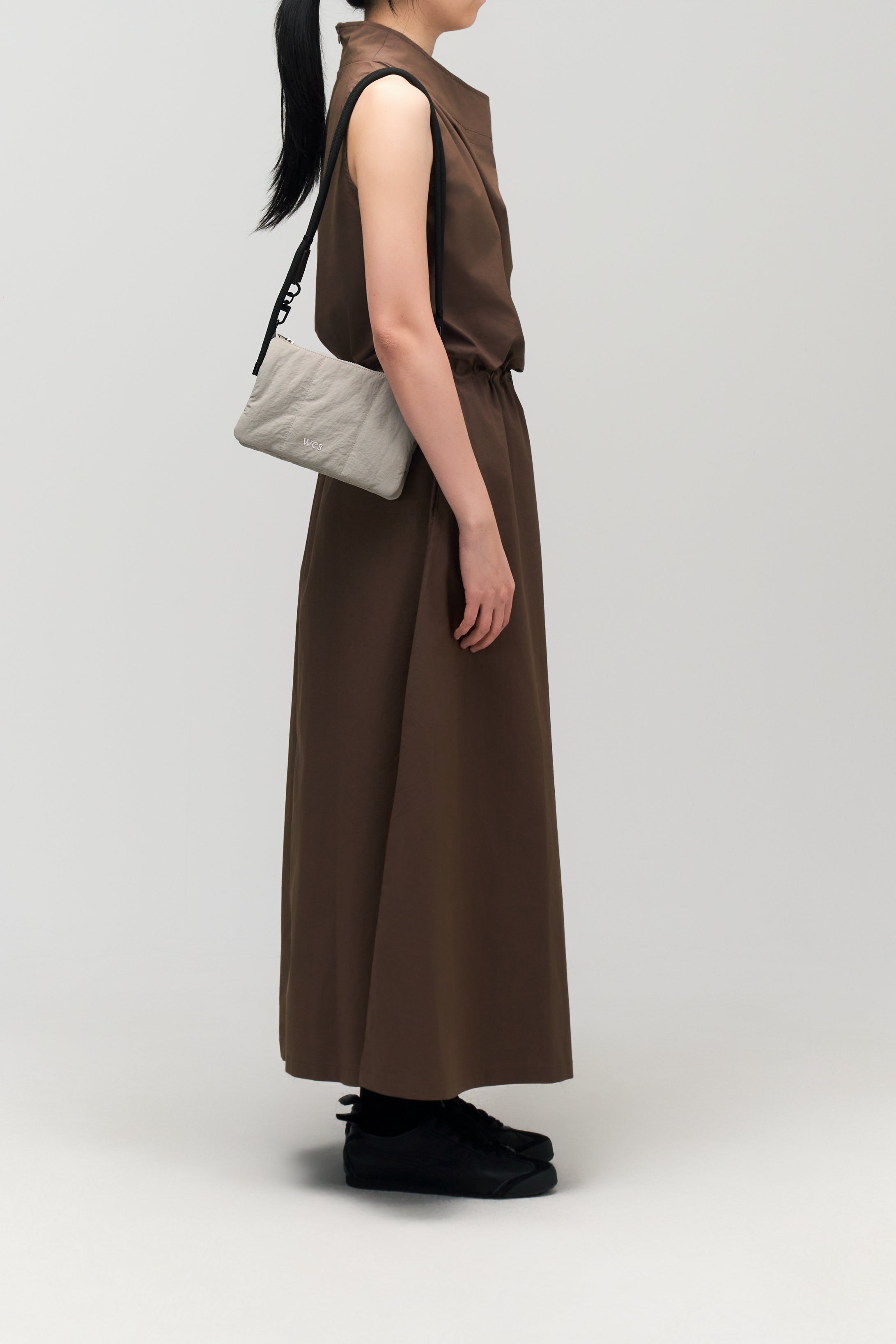 Small Nylon Cushion Pouch (Black)