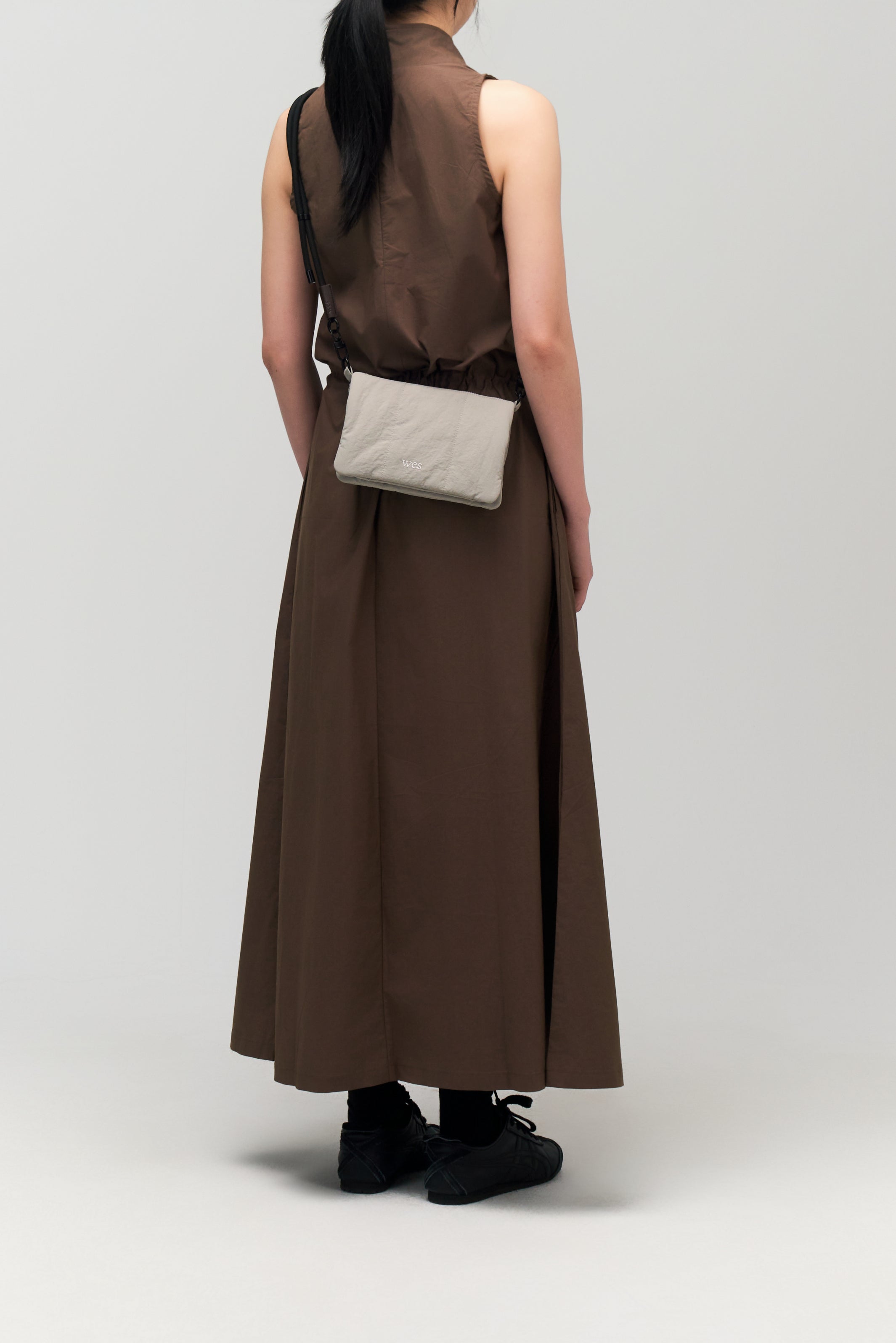 Small Nylon Cushion Pouch (Black)