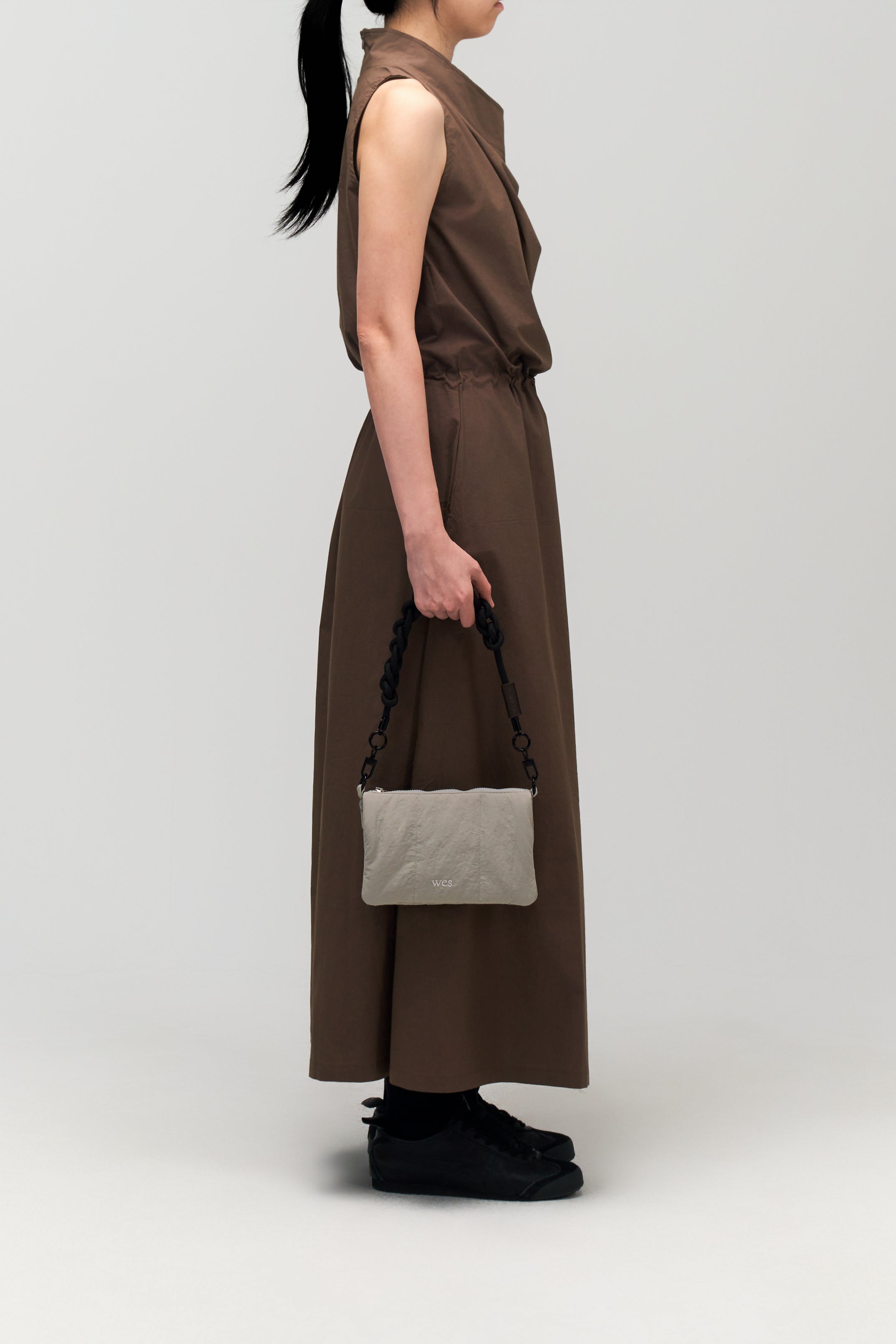 Small Nylon Cushion Pouch (Black)