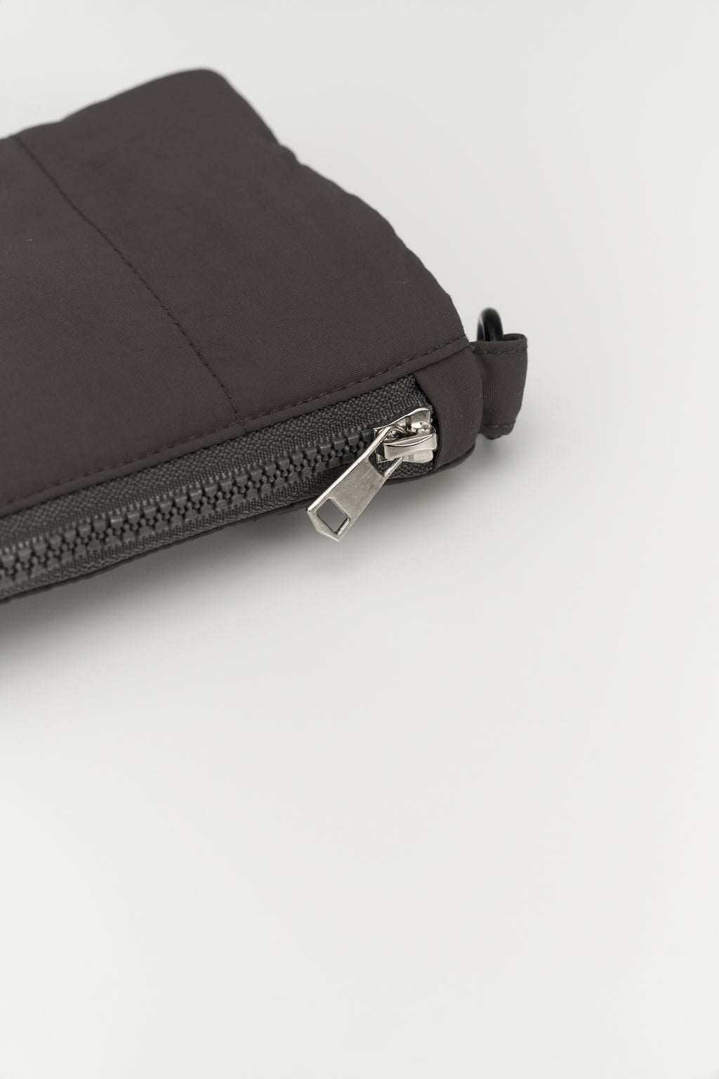 Mini Nylon Cushion Pouch (Dark Grey)