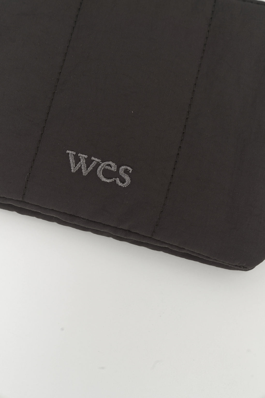 Mini Nylon Cushion Pouch (Dark Grey)