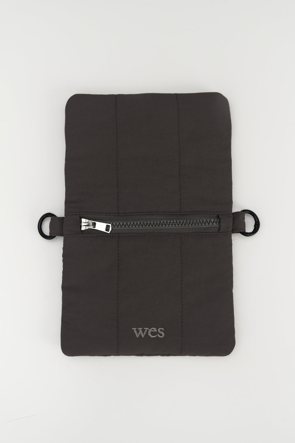 Mini Nylon Cushion Pouch (Dark Grey)