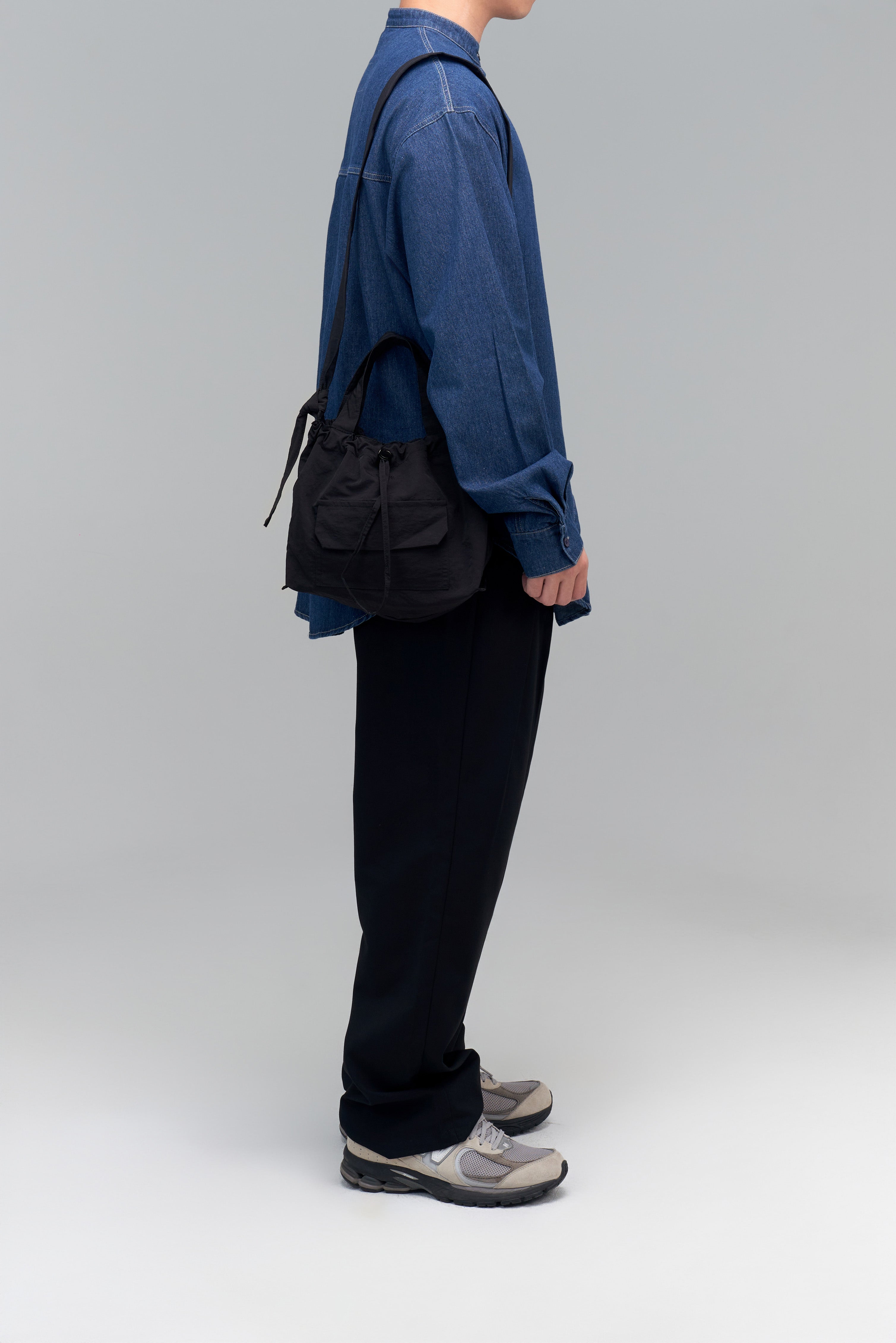 Small Classic Nylon Tote (Black)