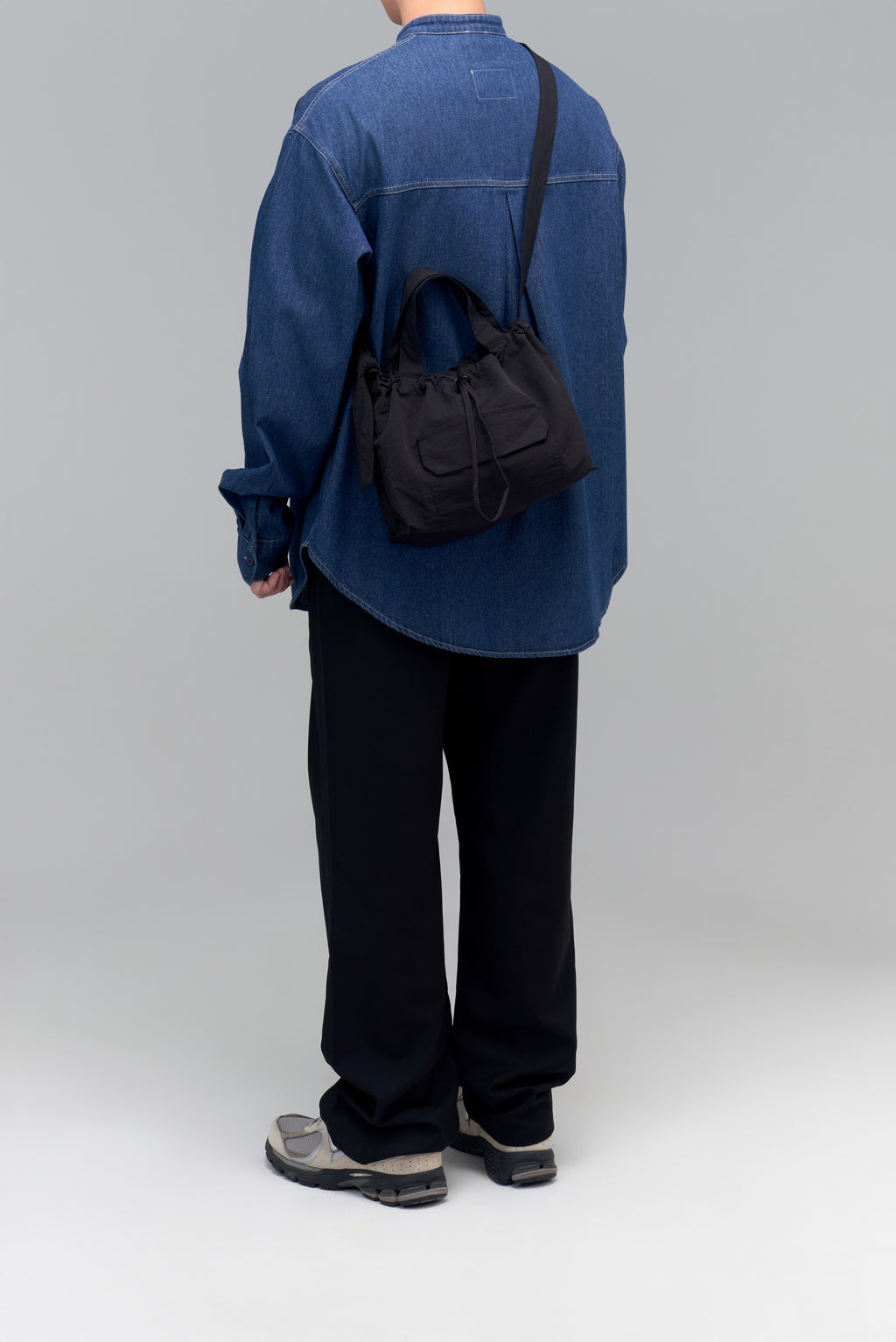 Small Classic Nylon Tote (Black)