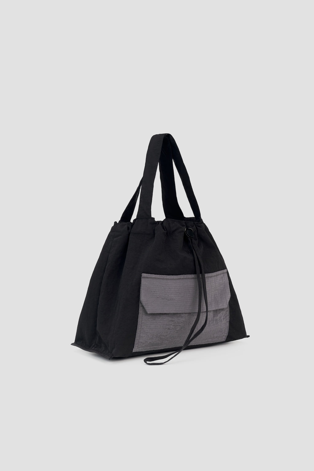 Subtle Holiday Edit | Small Classic Nylon Tote (Black Shimmer)