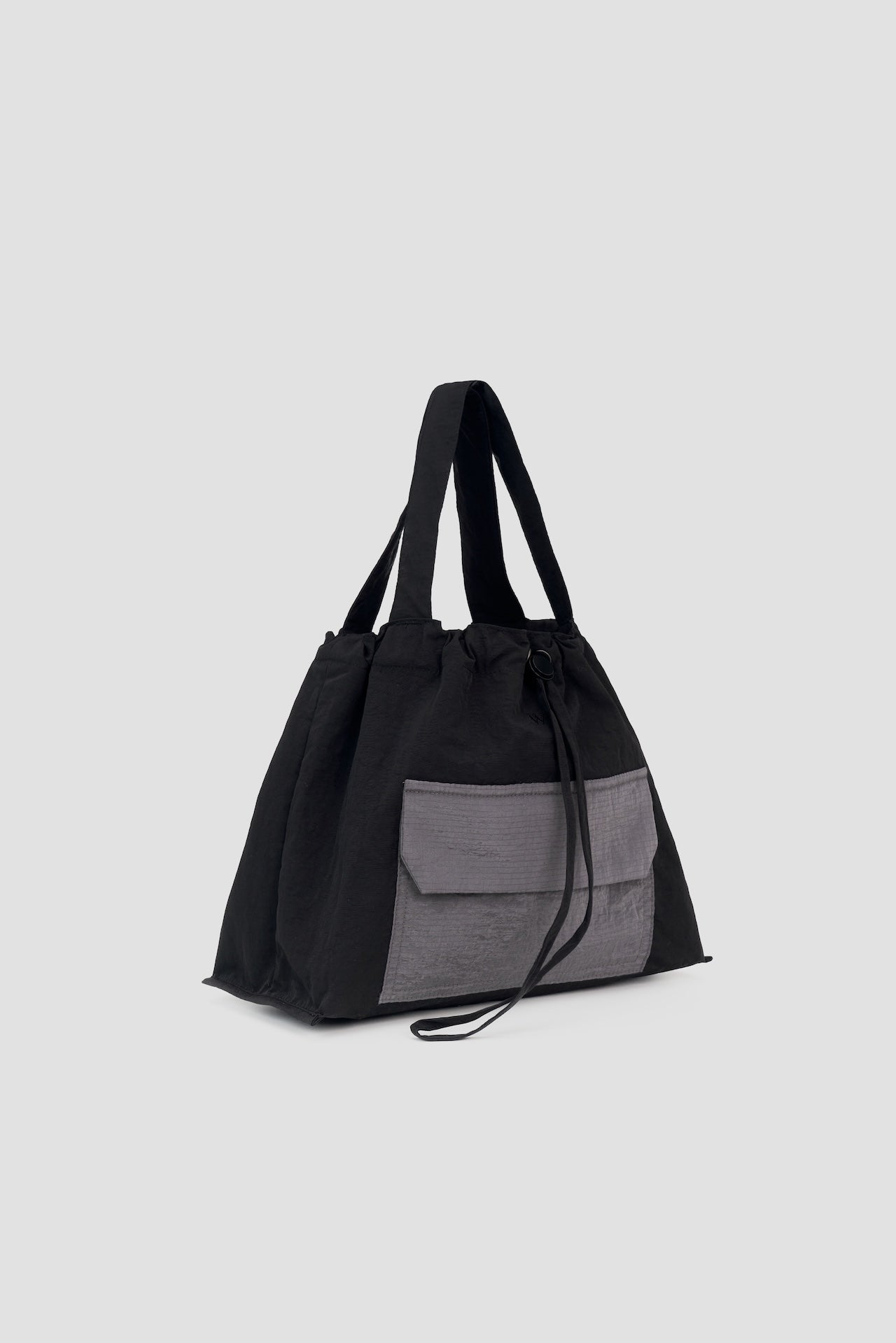 Subtle Holiday Edit | Small Classic Nylon Tote (Black Shimmer)
