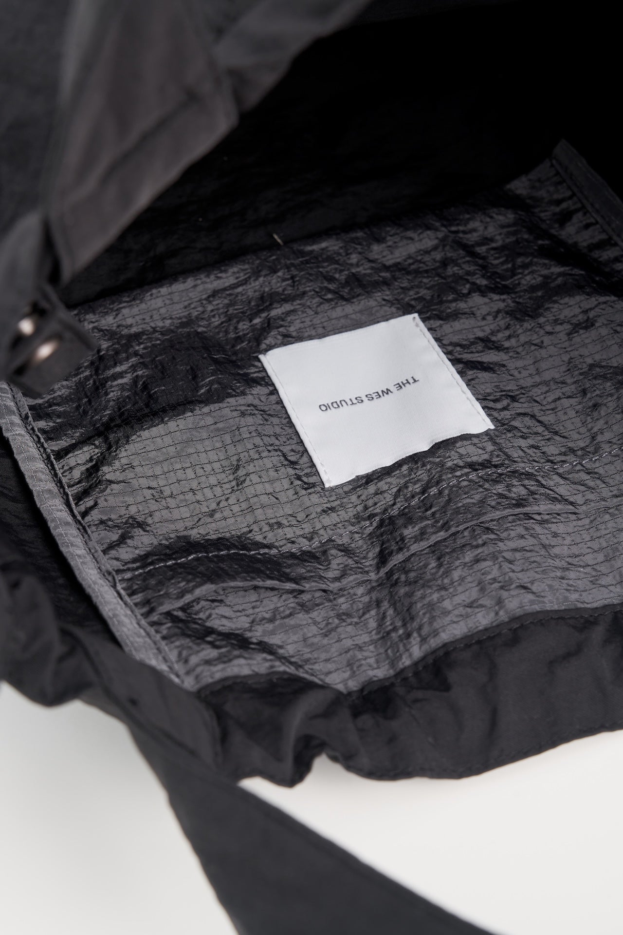 Subtle Holiday Edit | Small Classic Nylon Tote (Black Shimmer)