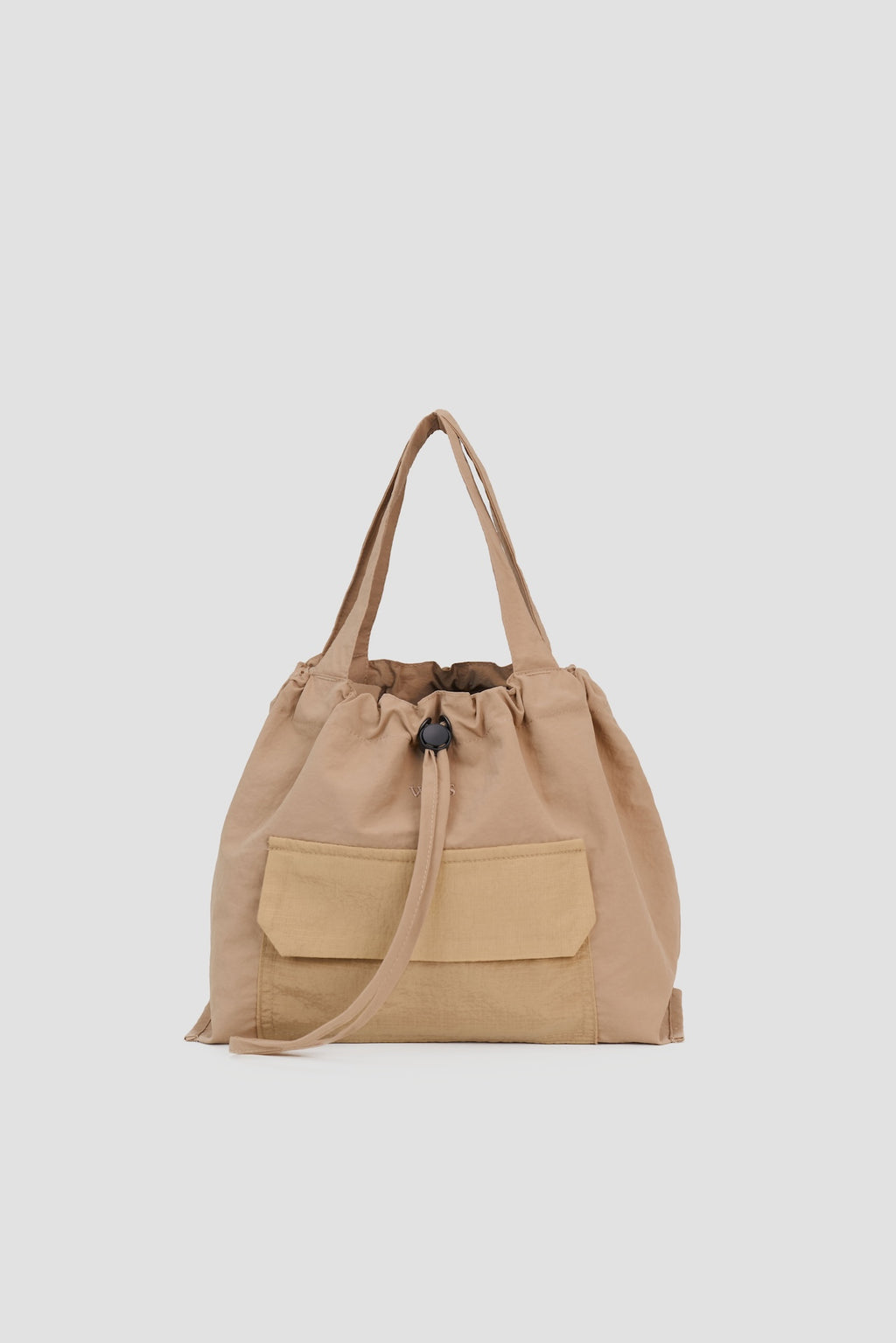 Subtle Holiday Edit | Small Classic Nylon Tote (Sand Shimmer)
