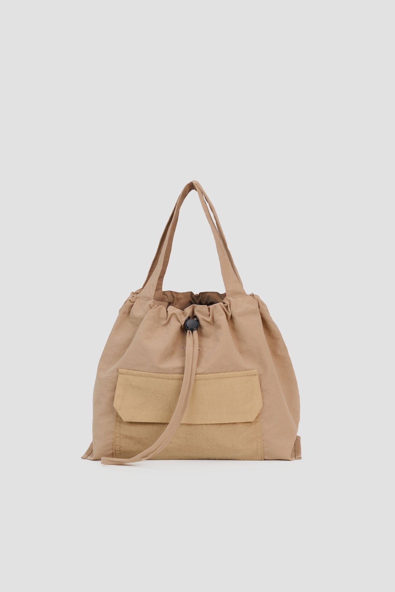 Subtle Holiday Edit | Small Classic Nylon Tote (Sand Shimmer)