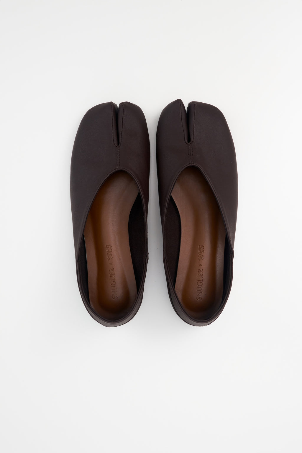 Snuglier x WES | Tsuri Tabi (Vintage Leather - Espresso)