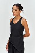 Waist Bandeu Tank Top (Black)