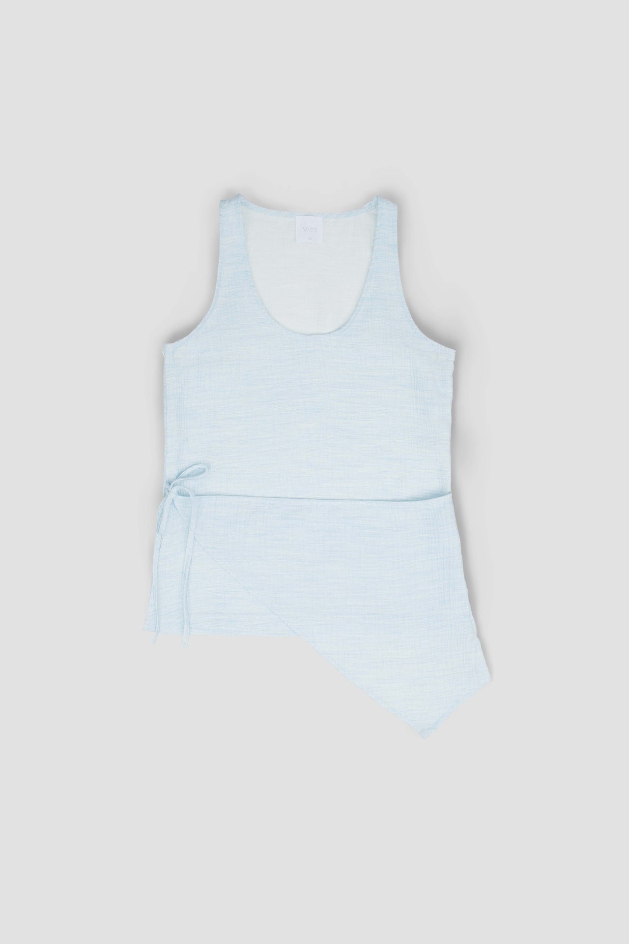 Waist Bandeu Tank Top (Blue)