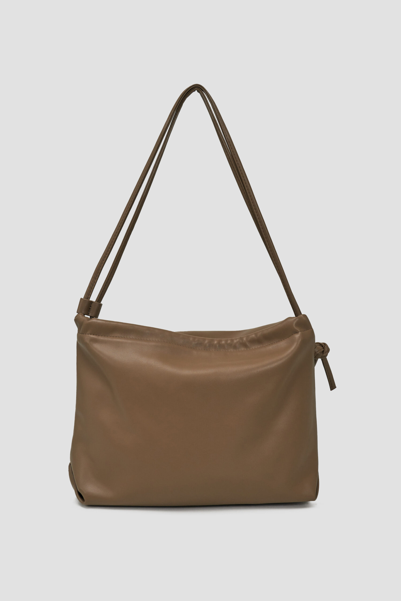 Double Strap Envelope Leather Bag (Mud)