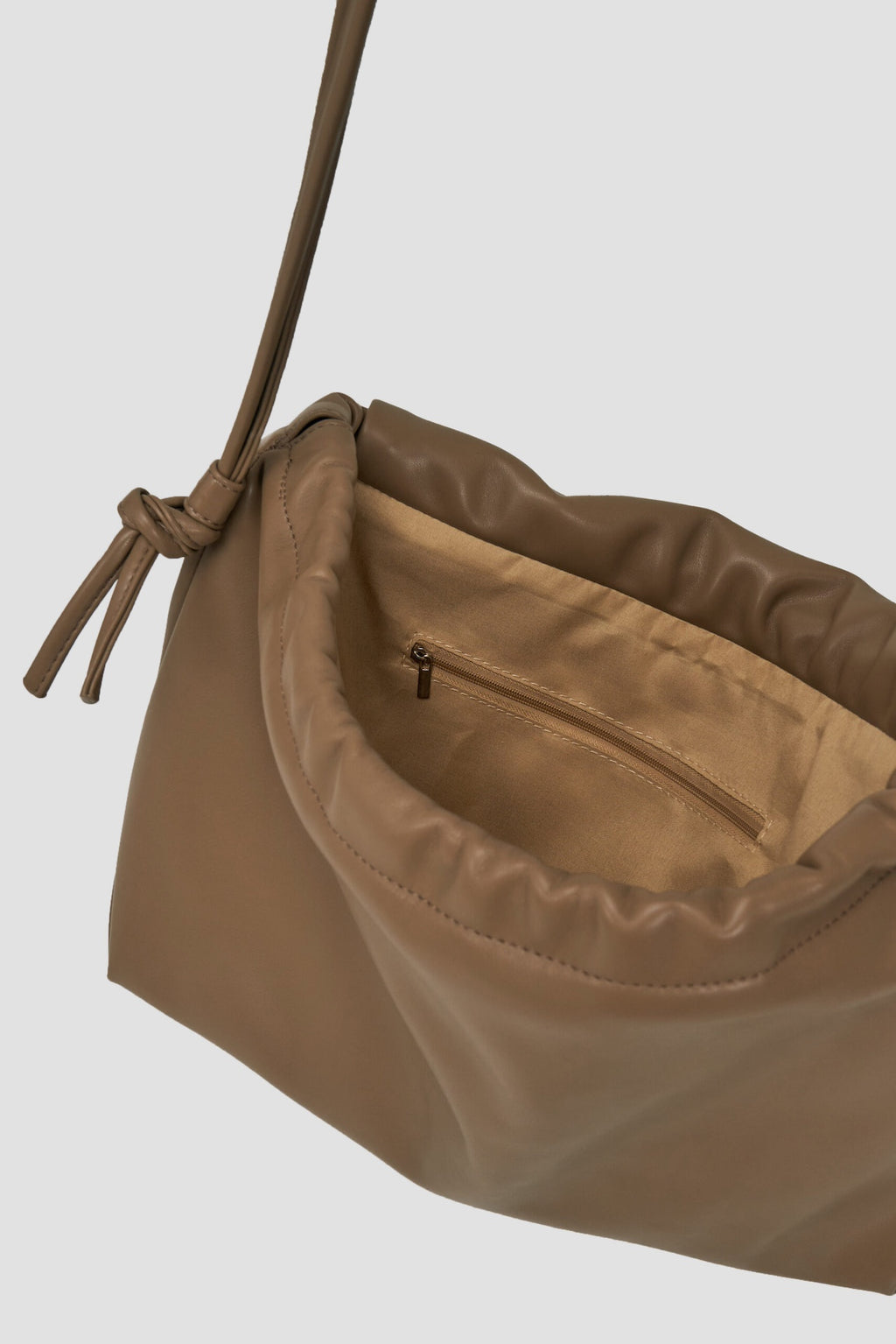Double Strap Envelope Leather Bag (Mud)