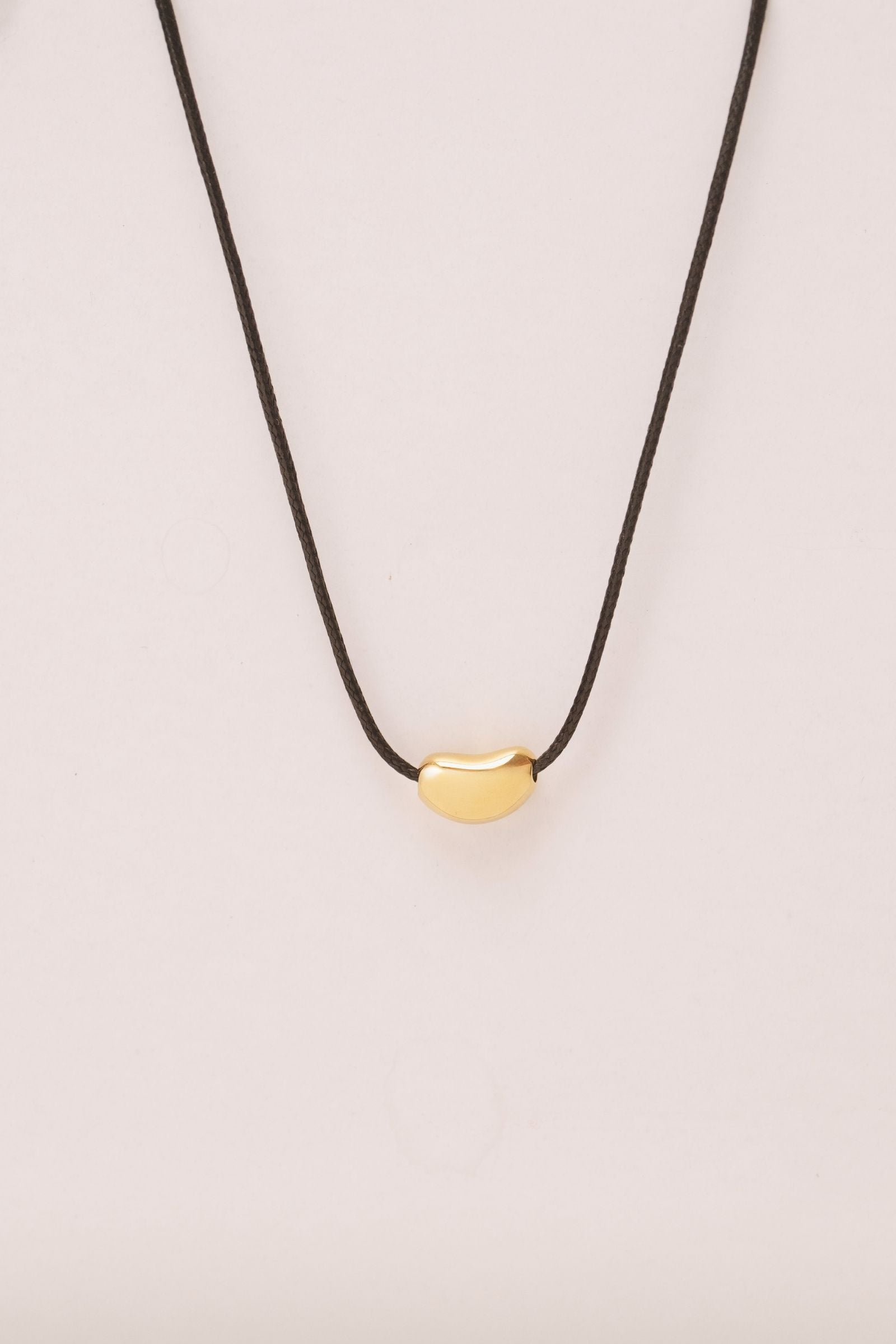 WES x GUNG x SO | [Gung] Gold Pebble Cord Necklace