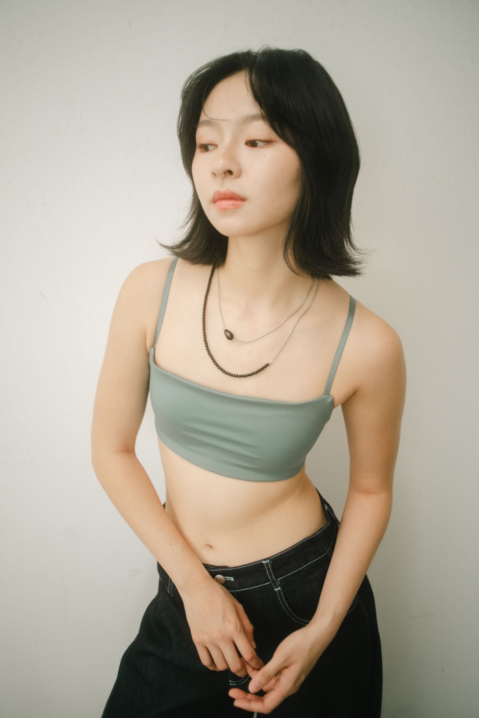 WES x GUNG x SO | [So] Simplicity Square Bra (Teal)