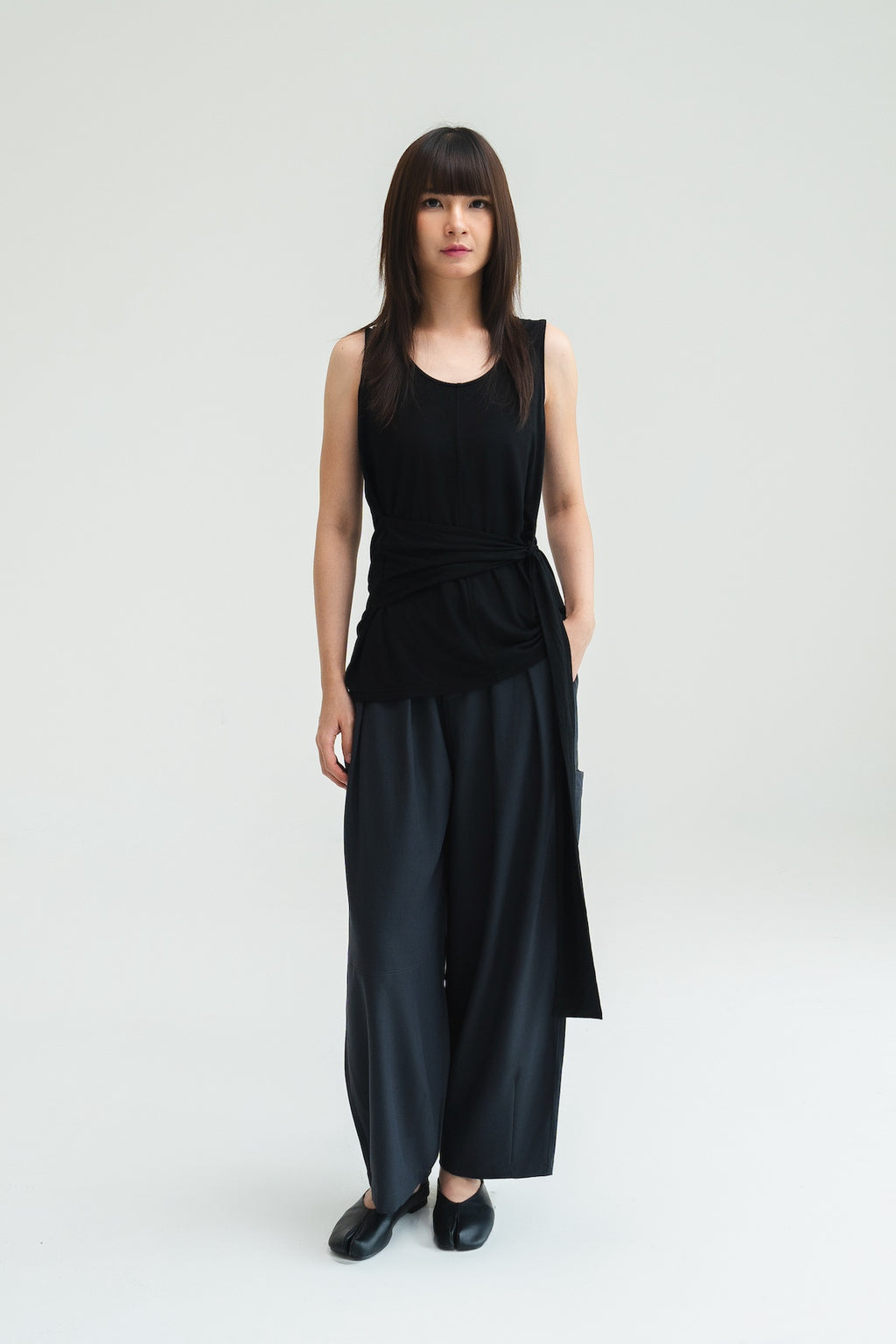 Gender Neutral Cocoon Trousers (Poly / Dark Grey)
