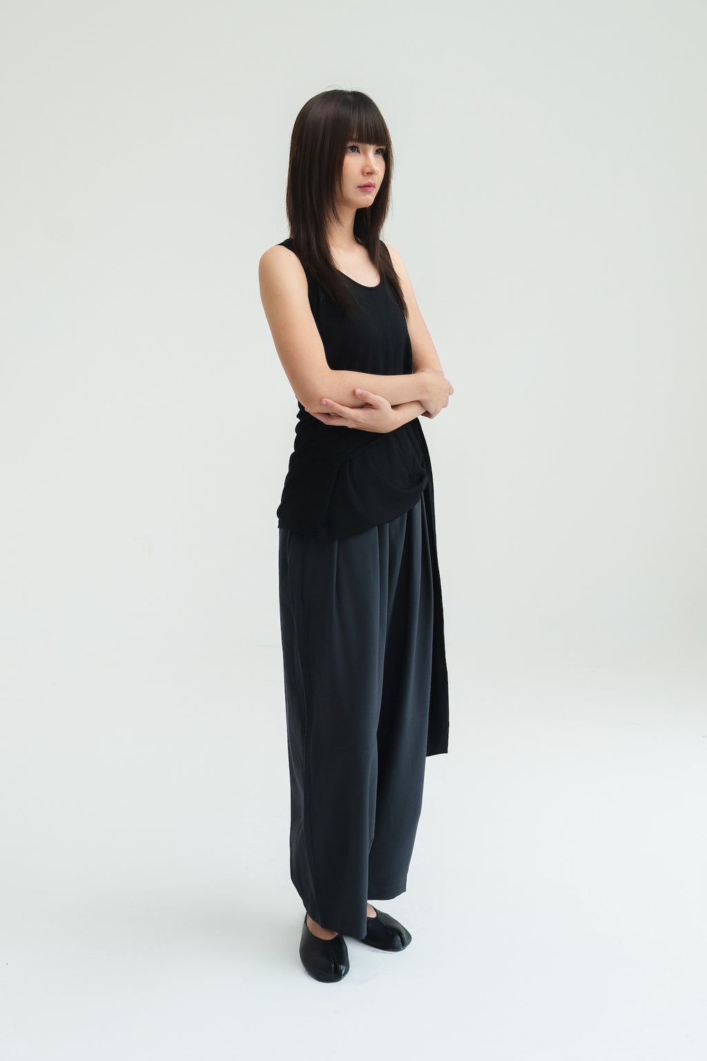 Gender Neutral Cocoon Trousers (Poly / Dark Grey)