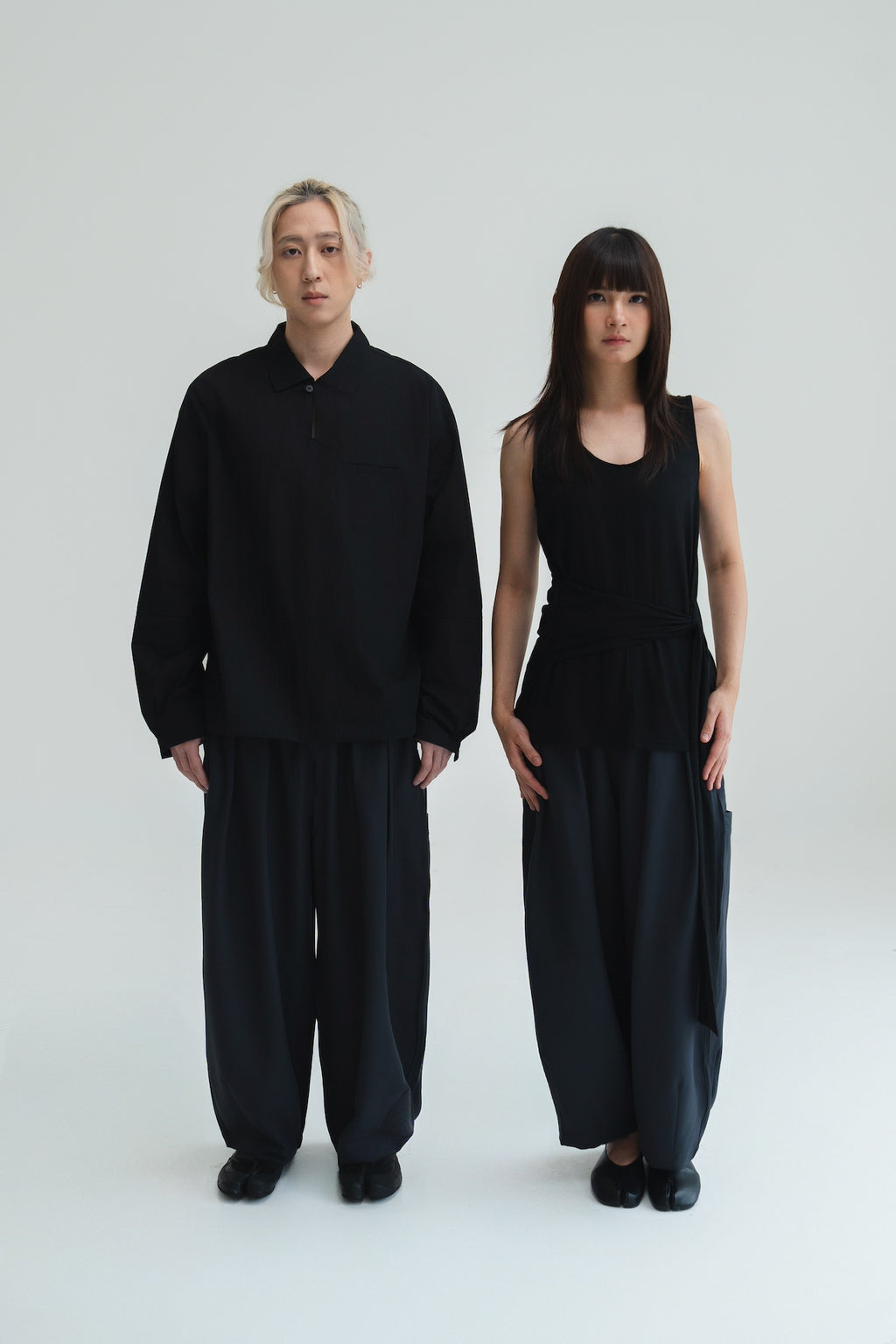Gender Neutral Cocoon Trousers (Poly / Dark Grey)