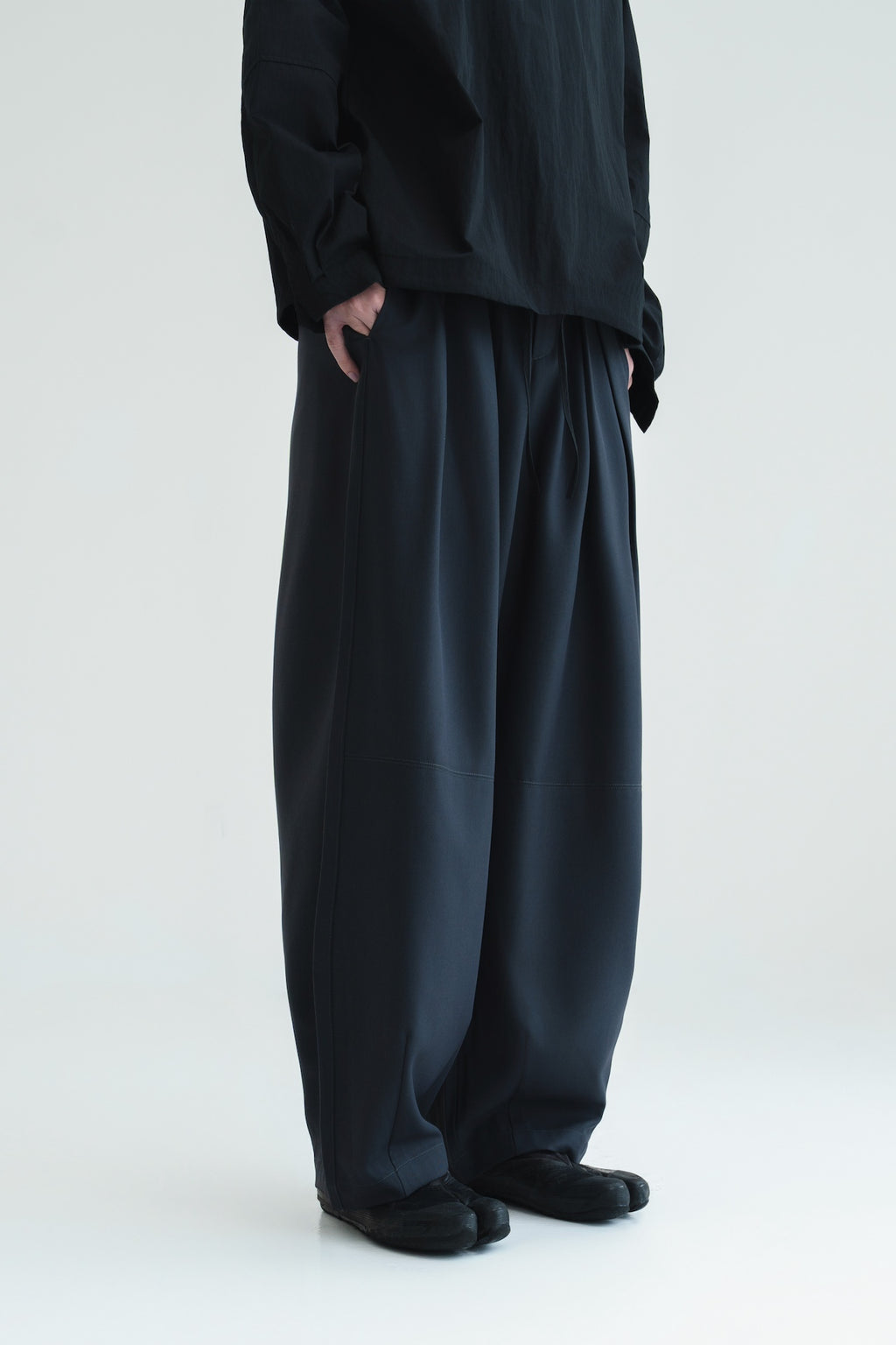 Gender Neutral Cocoon Trousers (Poly / Dark Grey)