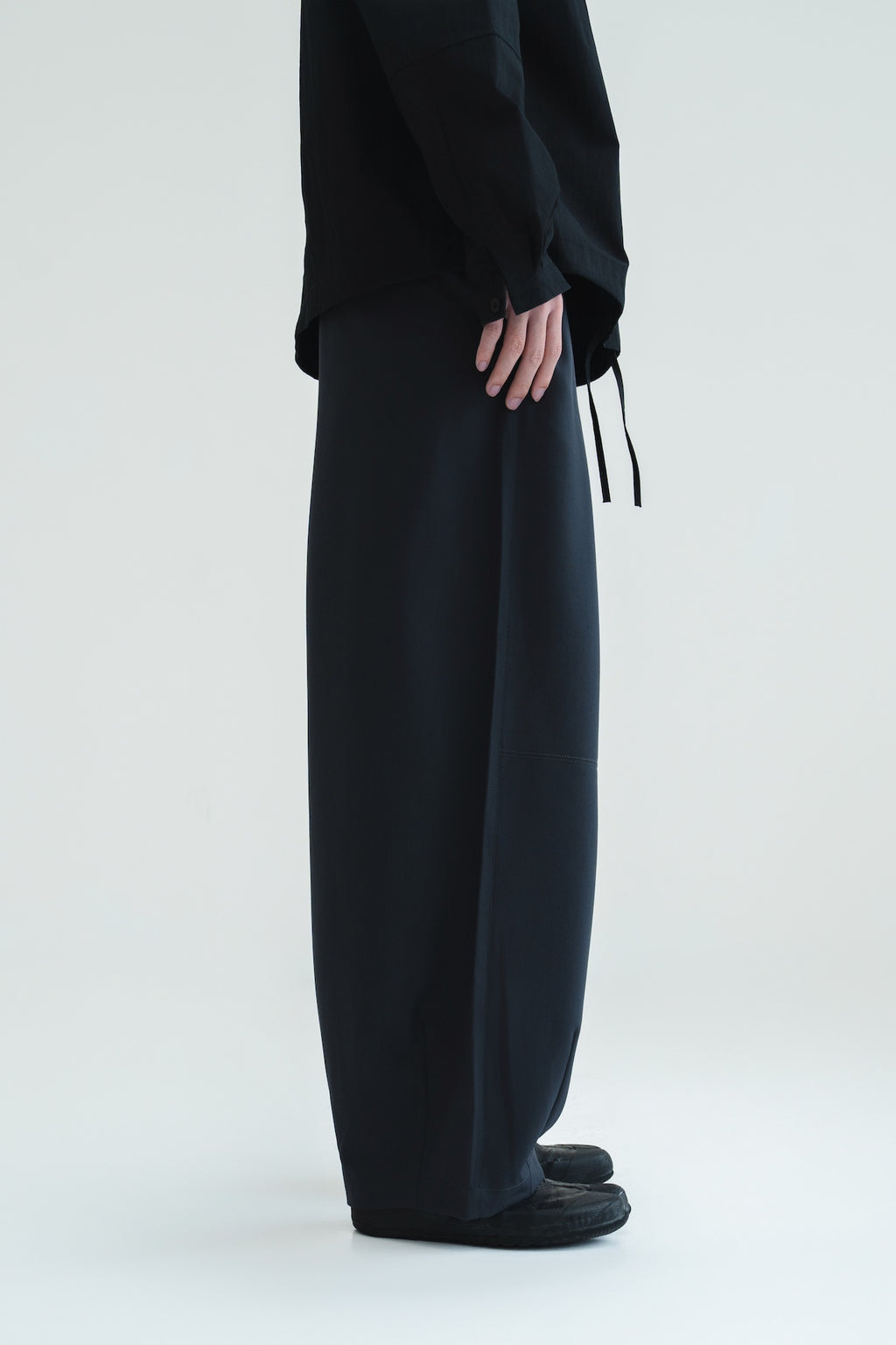 Gender Neutral Cocoon Trousers (Poly / Dark Grey)