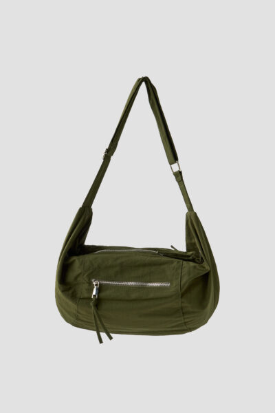 Croissant Nylon Crossbody Bag (Army Green) – The WES Studio