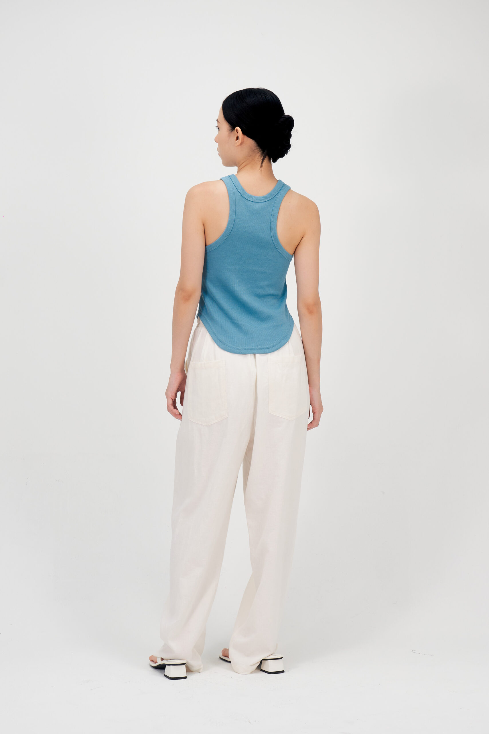 Jun'23 Soft Knit Tank (Blue) 4
