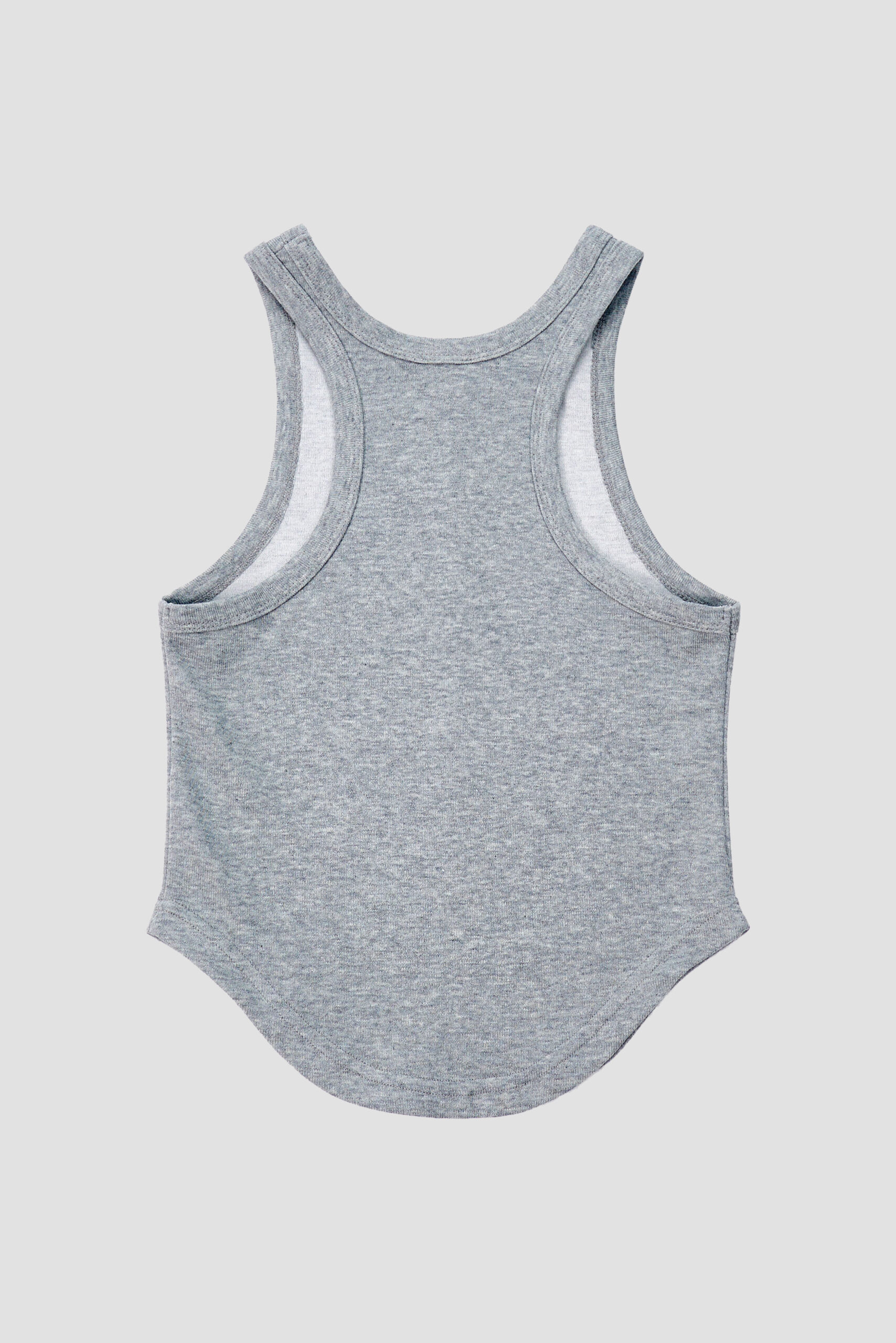 Jun'23 Soft Knit Tank Top (Grey) Back