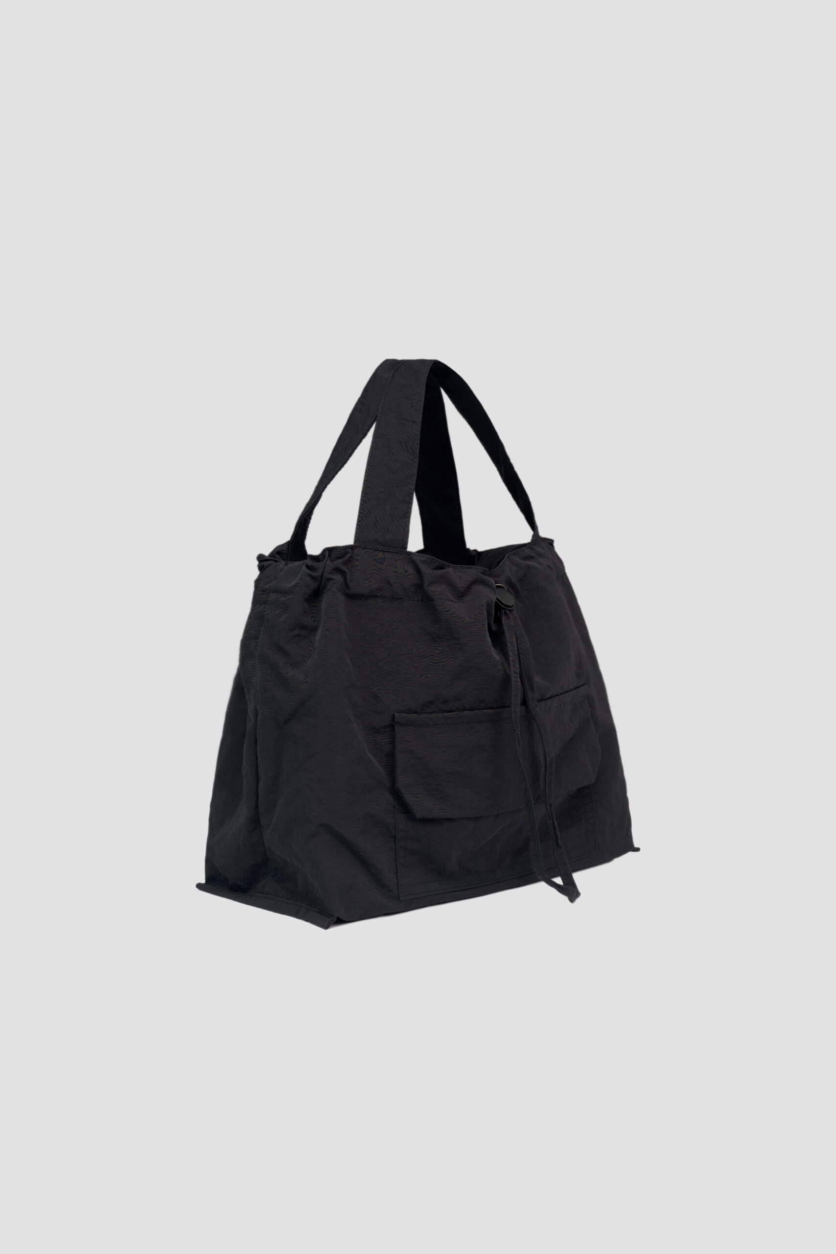 Small Classic Nylon Tote (Black) – The WES Studio