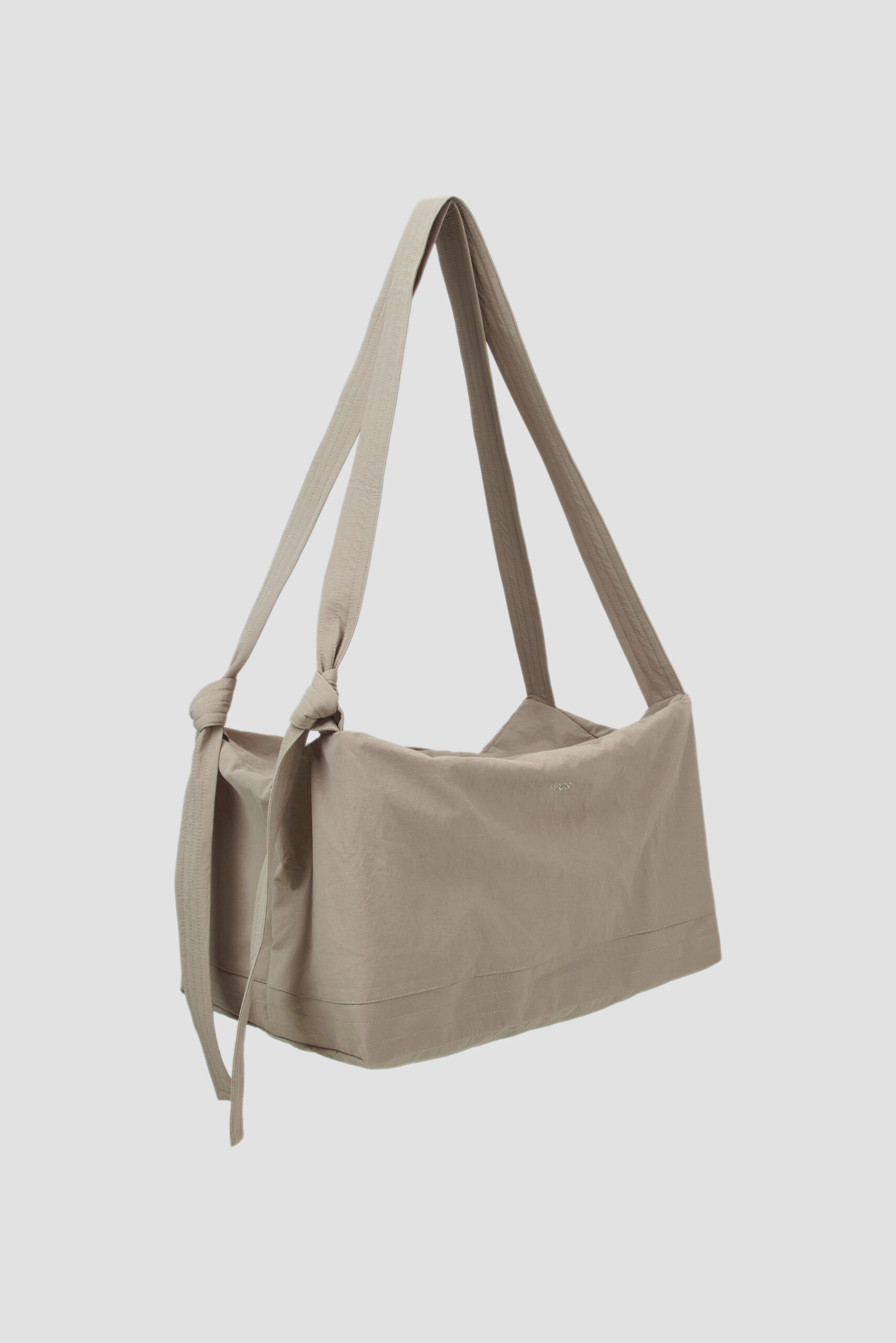Large Loft Nylon Bag Olive GRey 1