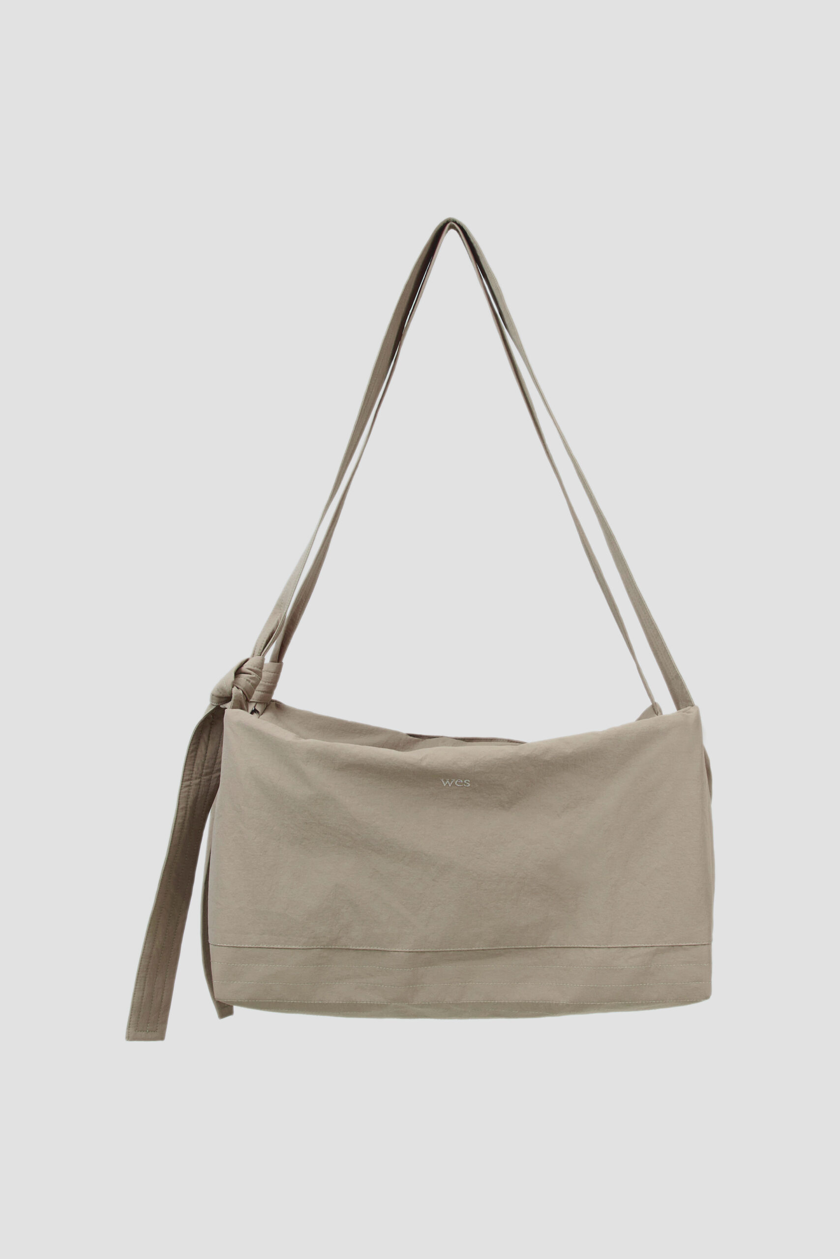 Large Loft Nylon Bag Olive Grey