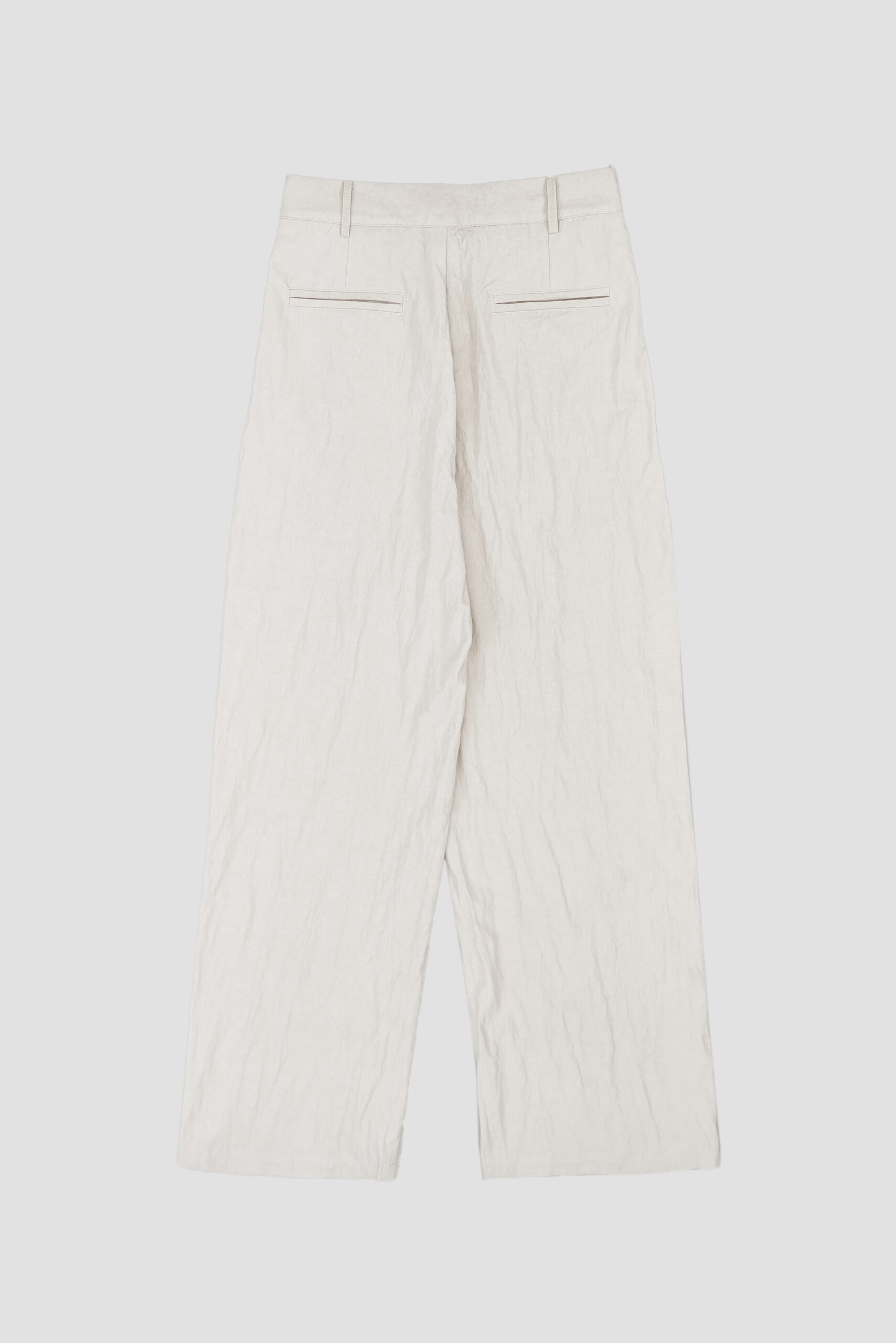 Tri Pleated Trousers Light Grey 1