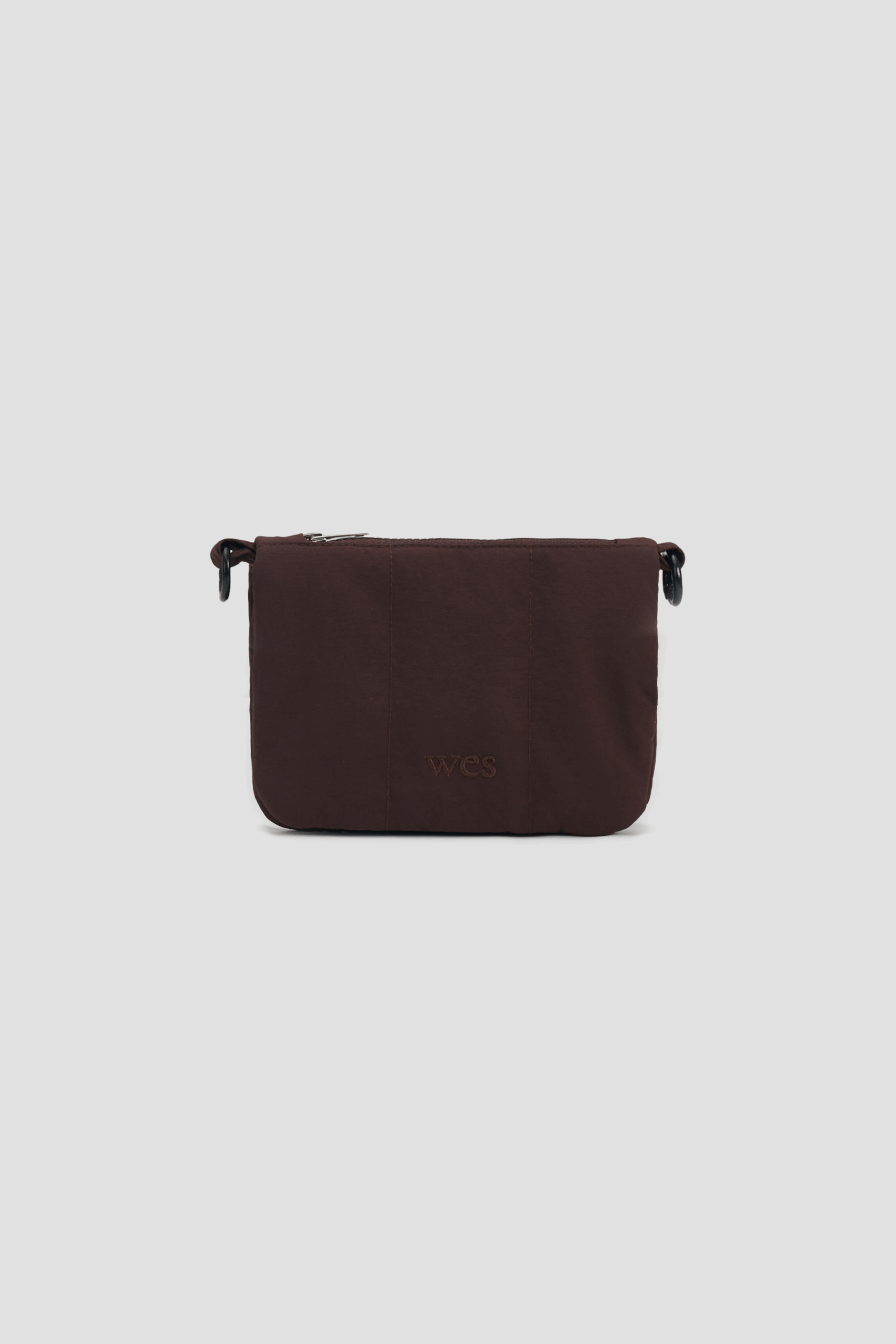 Mini Nylon Cushion Pouch (Brown)