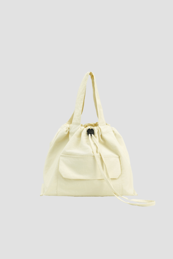 Small Classic Nylon Tote (Light Yellow)