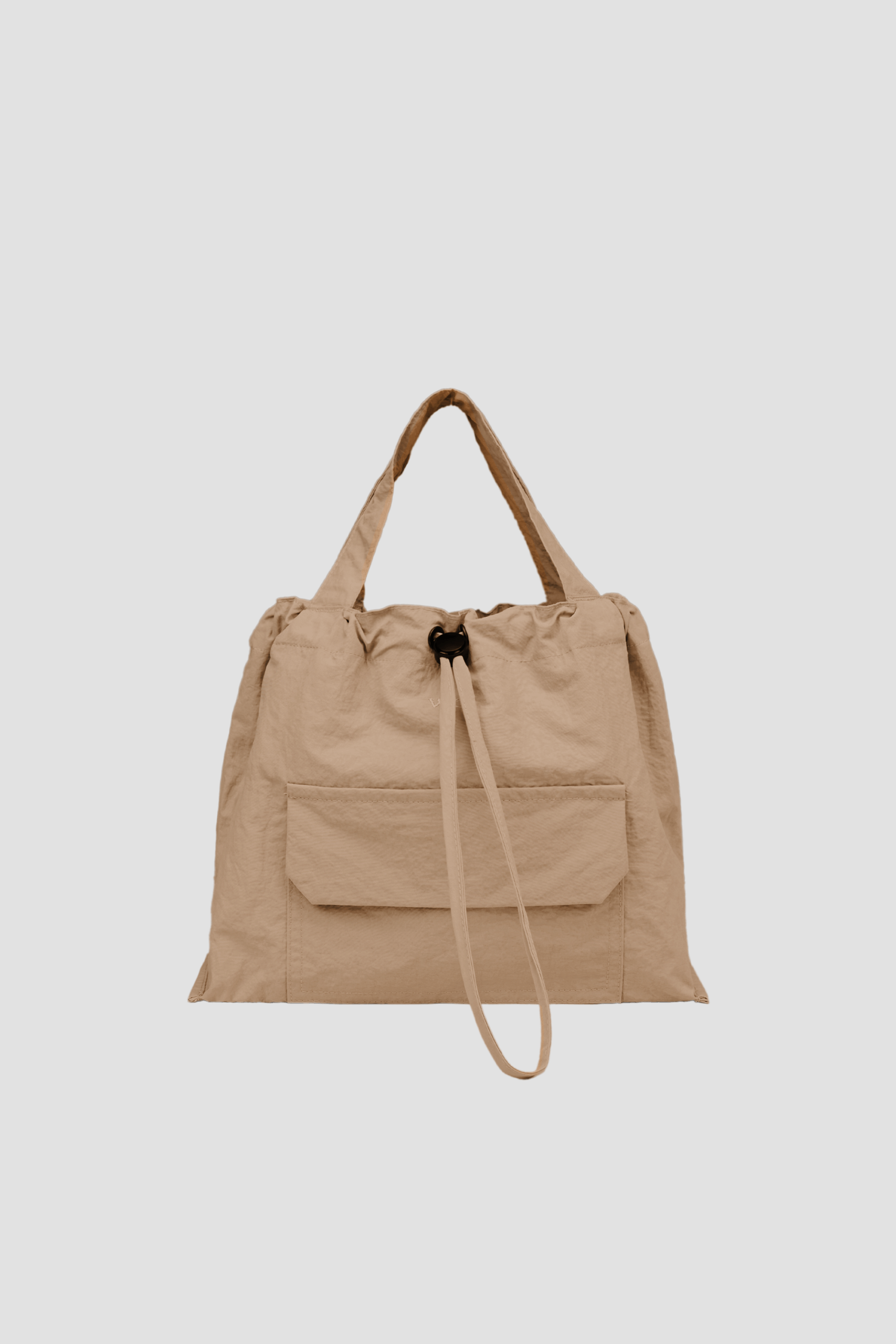 Small Classic Nylon Tote (Sand)