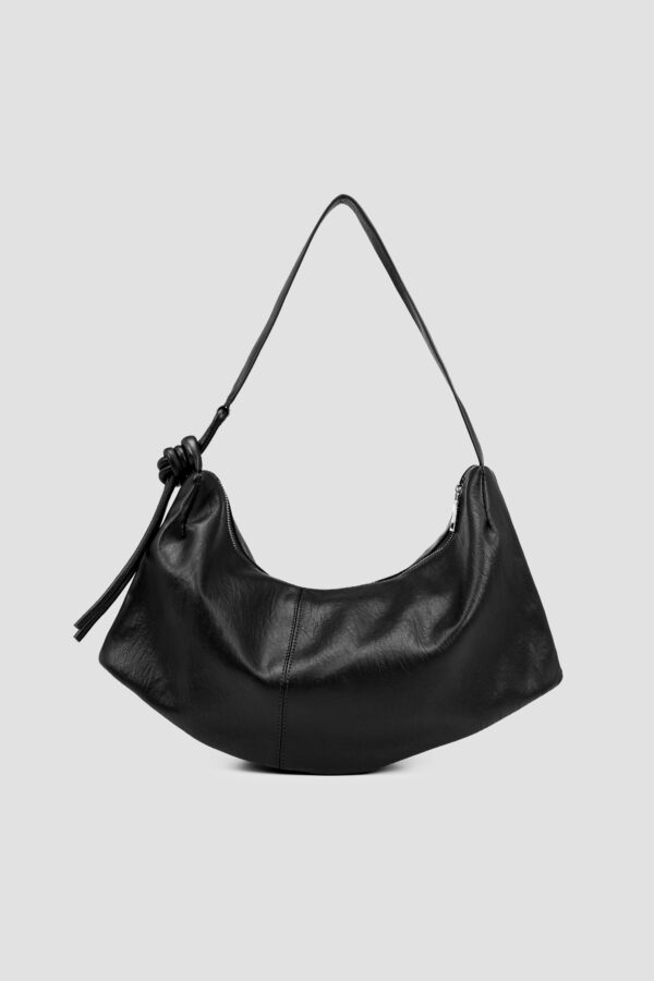 Boat Leather Bag (Black)