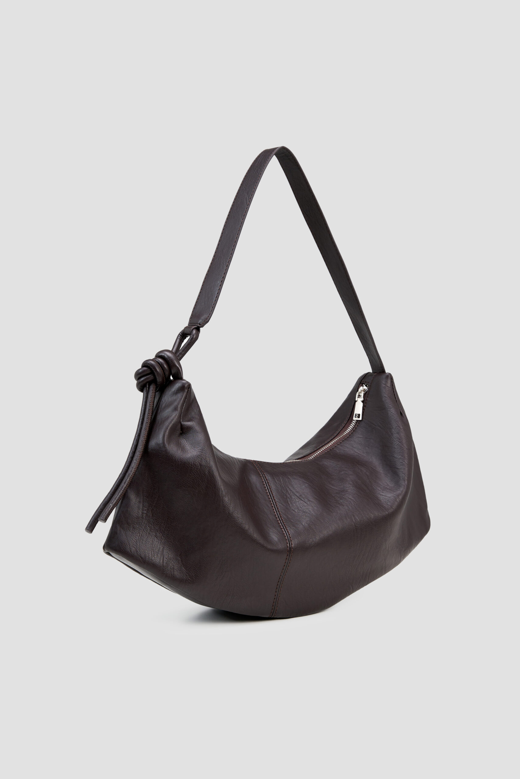 Boat Leather Bag (Brown)_Back