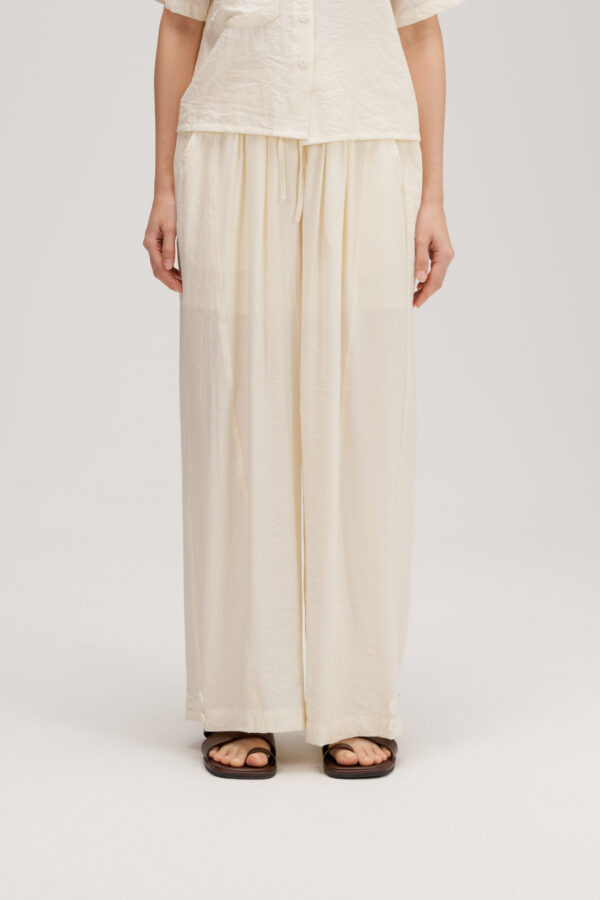 Convertible Wear Long Pants w/ Lining (Off White)