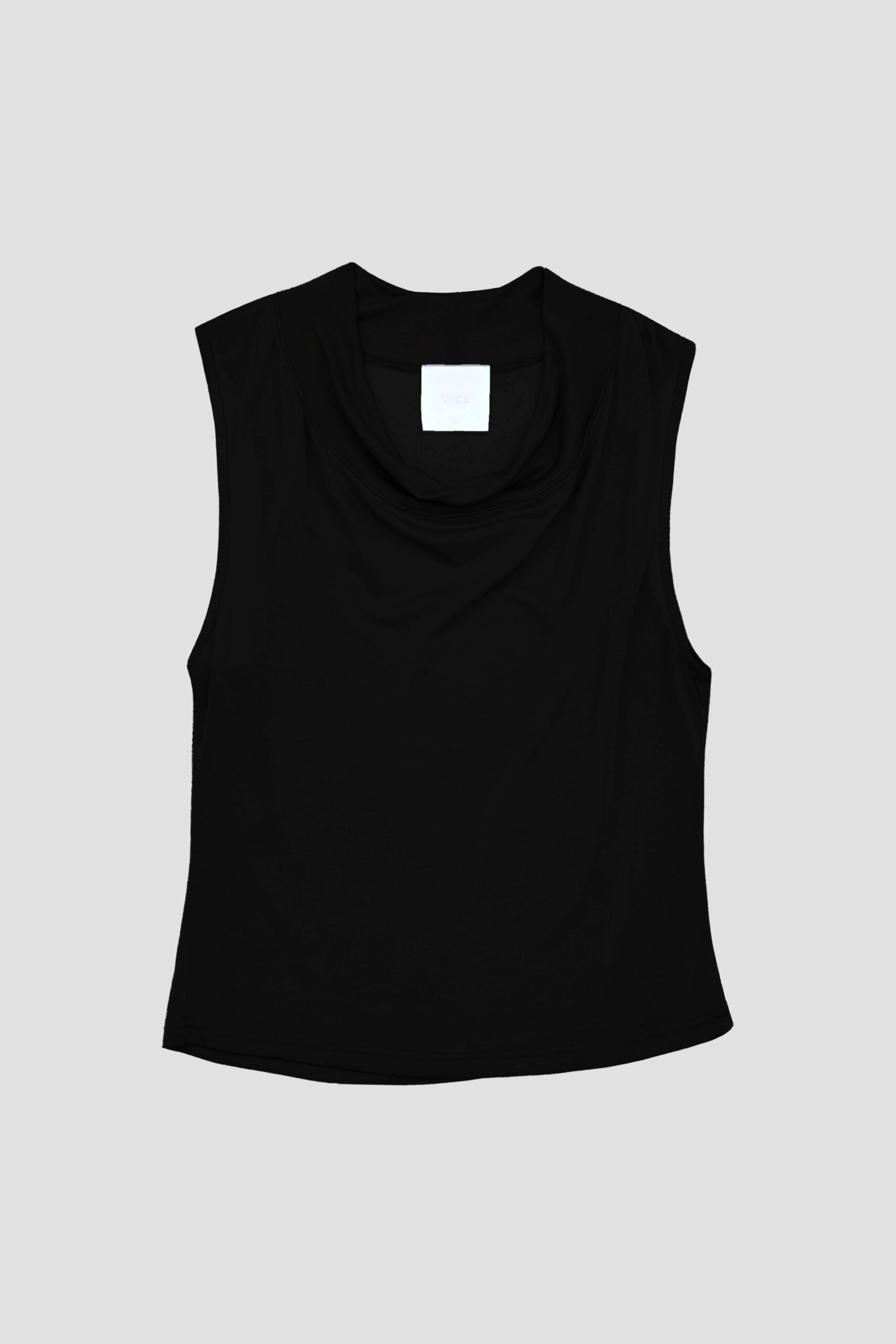 Lyocell Knit High Neck (Black)
