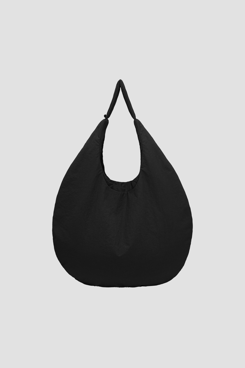 Egg Nylon Tote Large -Black back