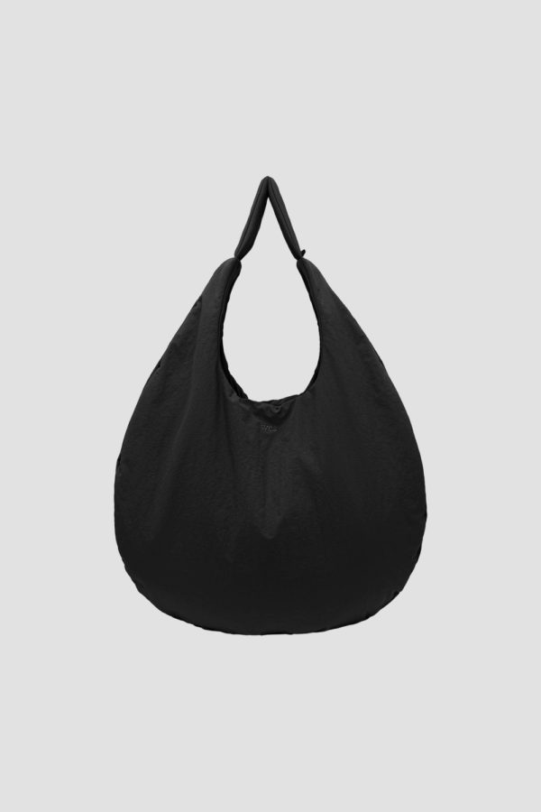 Large Egg Nylon Tote (Black)