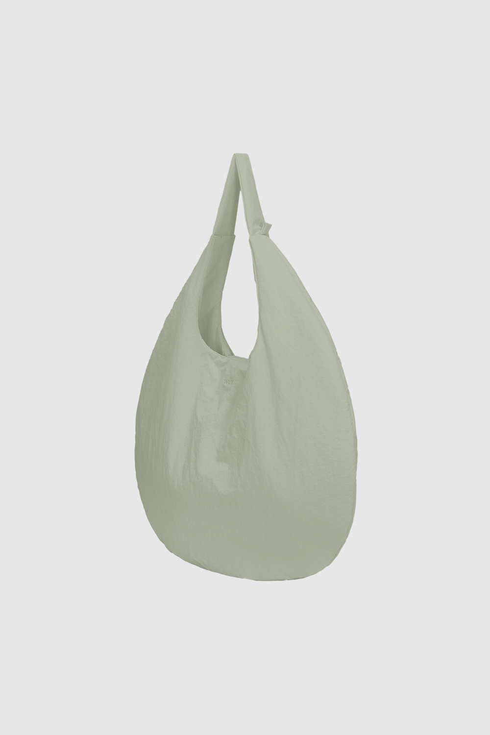 Egg Nylon Tote Large-Sage side